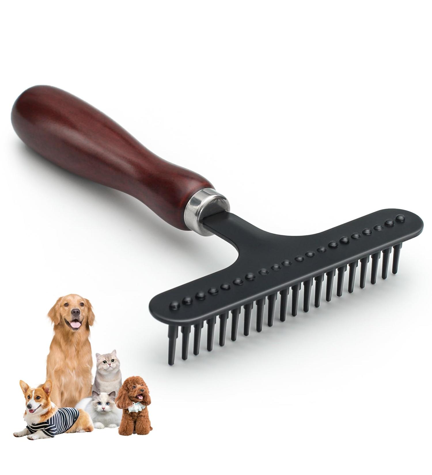 Subkin Brush for Pets | Underwool & Fur Care Brushes for Long & Medium-Sized Dogs | De-Matting & De-Shedding Tool - Buy Online on SooperMarket.com