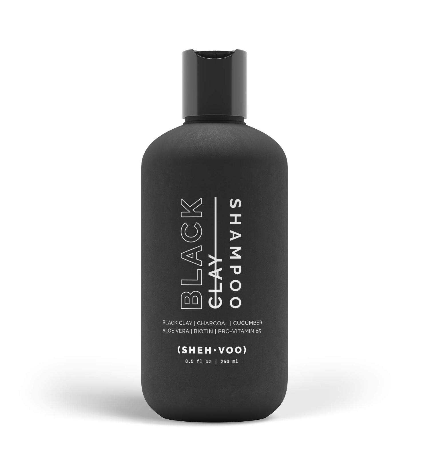 Buy SHEH VOO Black Clay Shampoo - Hair Thickening Biotin Formula | 8.5 fl oz | International Shipping Available - Buy Online on SooperMarket.com