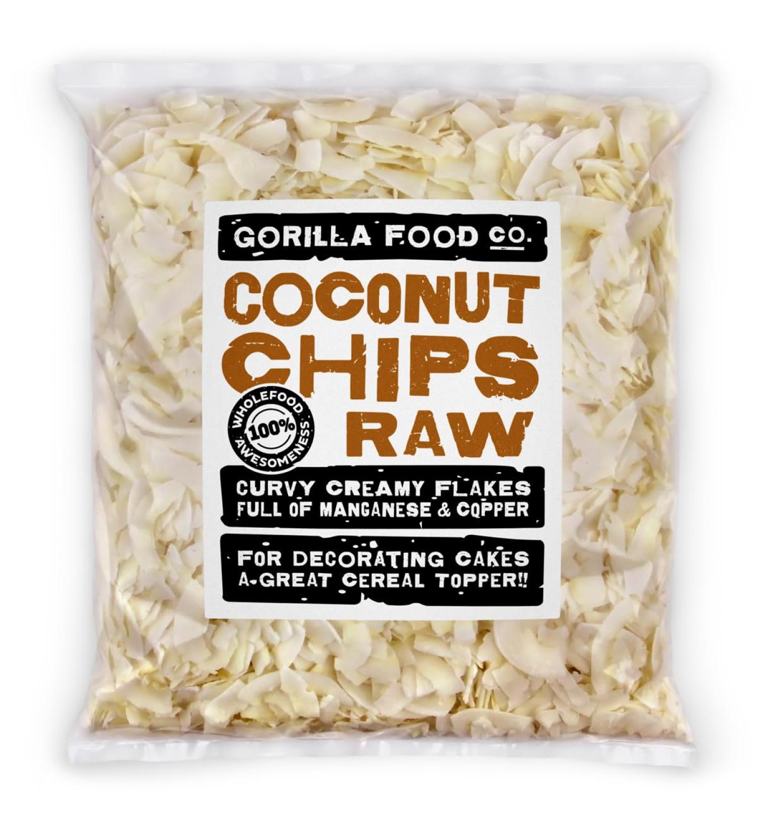 Gorilla Food Co. Coconut Chips Raw - 800g - Buy Online on SooperMarket.com