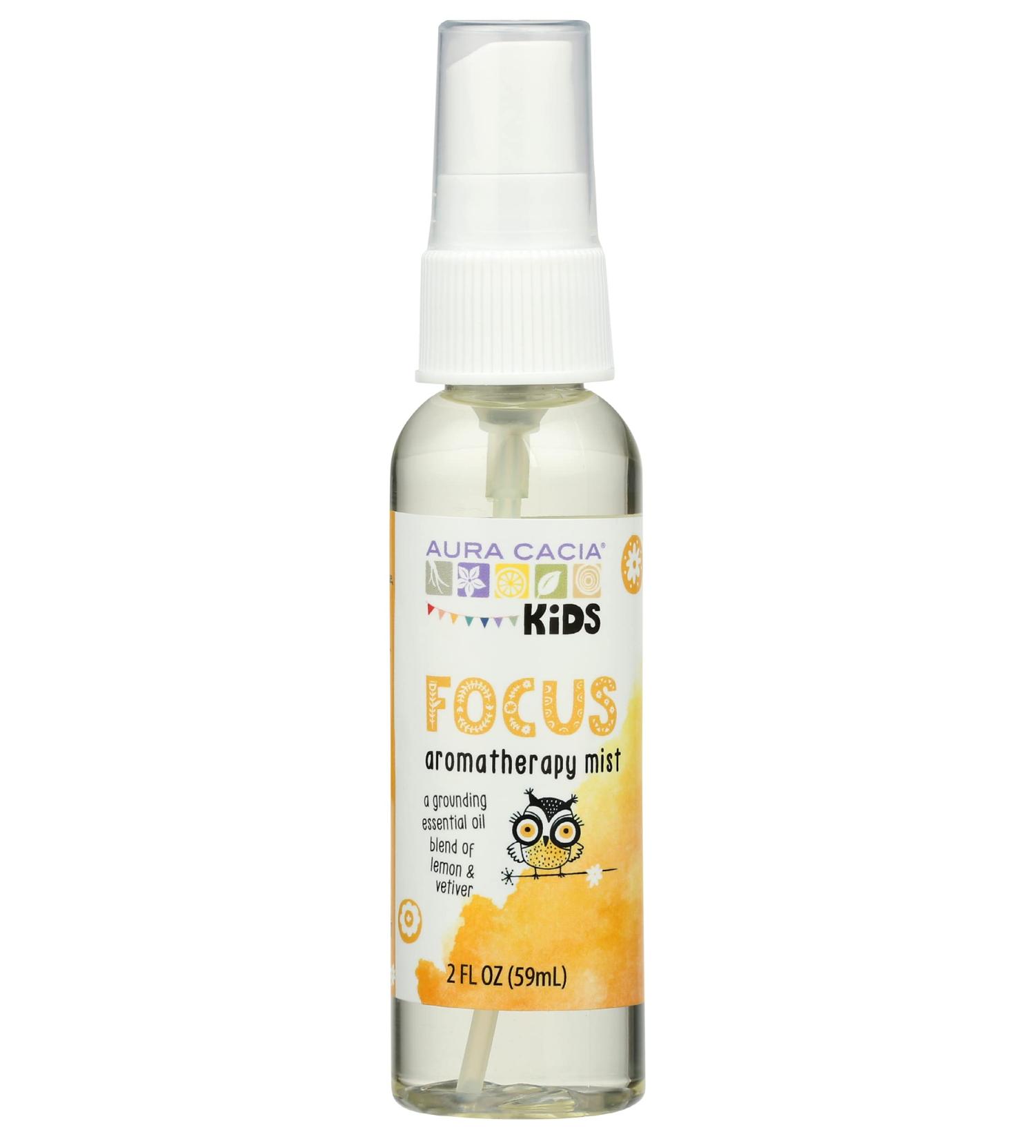 Aura Cacia Kids Focus Aromatherapy Mist - 2 fl oz for Calm and Concentration - Buy Online on SooperMarket.com
