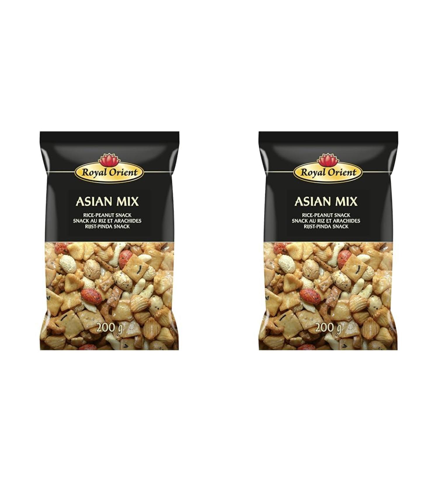 Buy ROYAL ORIENT Rice & Peanut Snacks Asian Mix - 200g Pack of 2 for International Shipping - Delicious & Crunchy Snack - Buy Online on SooperMarket.com