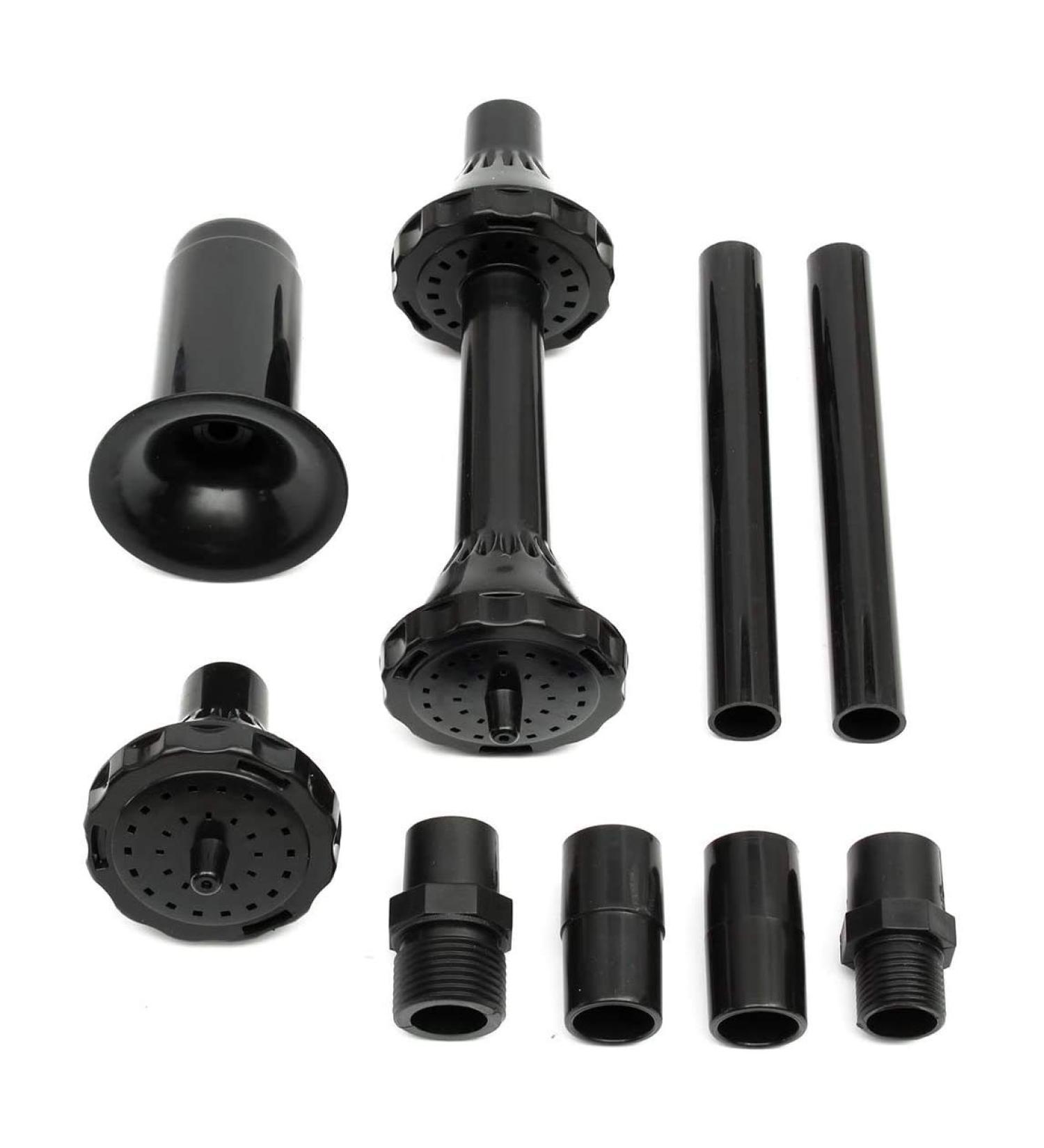 Herklotzn 9Pcs Small Fountain Nozzle Kit Water Fountain Nozzle Heads for Pond Fountain Submersible Pump Pool - Buy Online on SooperMarket.com