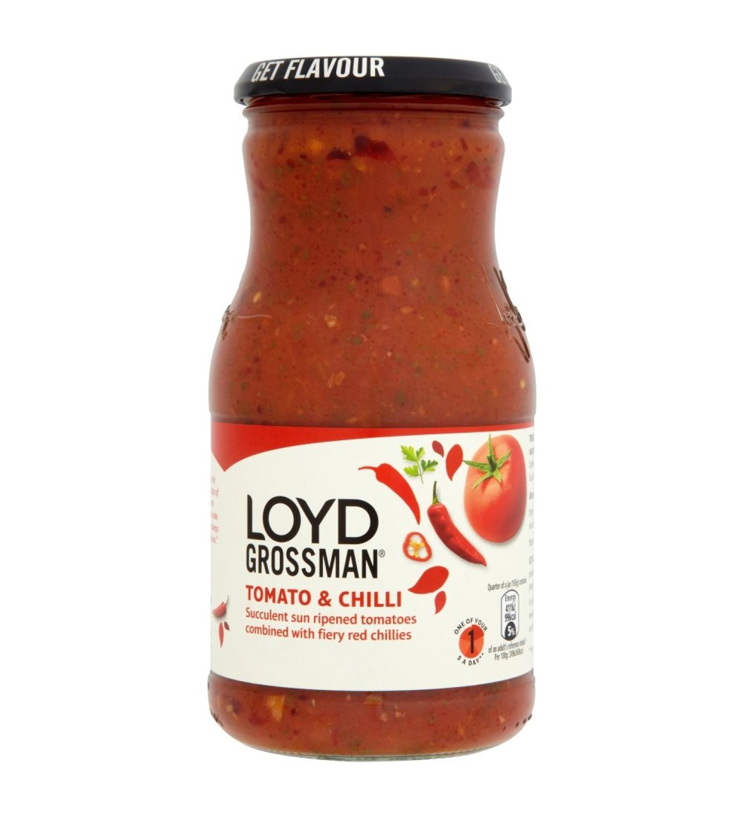 Loyd Grossman Tomato and Chilli Sauce 660g - Authentic Tomato Chilli Sauce (Pack of 1) - Buy Online on SooperMarket.com