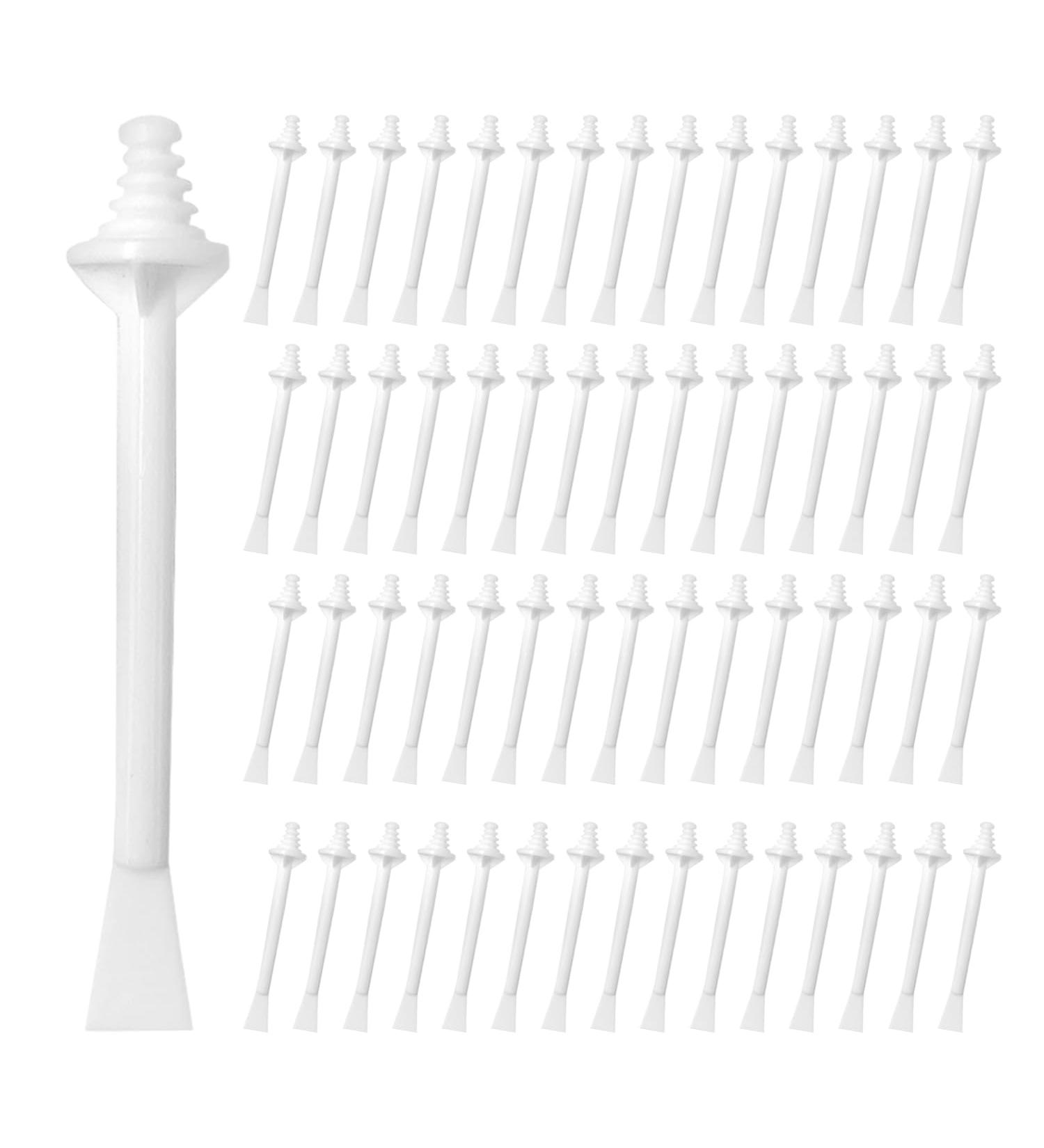 60 pcs nose wax sticks nose hair wax applicator nose hair remover dual purpose nose hair wax sticks plastic wax sticks nose wax set hair removal set unisex white - Buy Online on SooperMarket.com