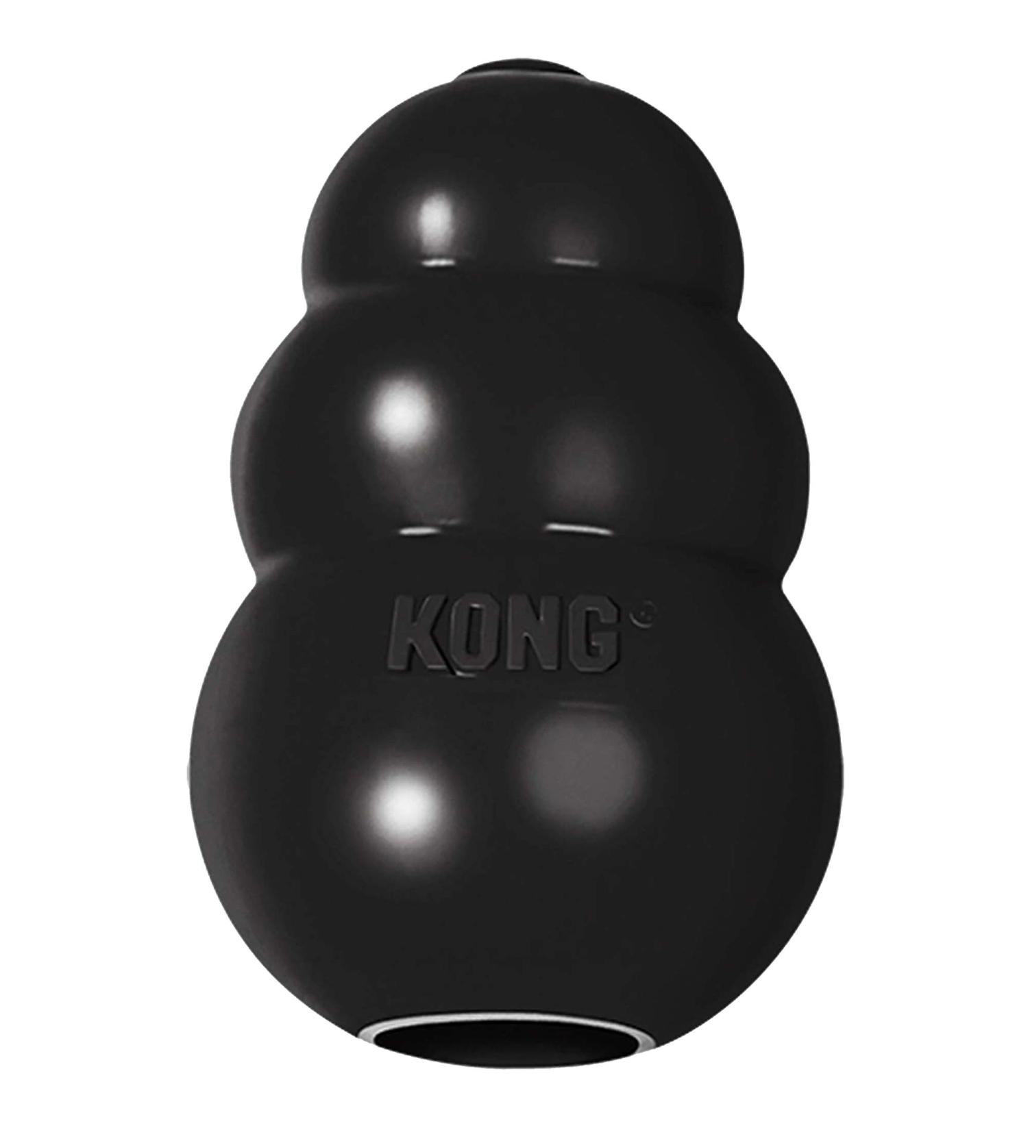 KONG Extreme Dog Toy - Large Black Natural Rubber for Chew, Chase, and Fetch - Durable and Fun for Pets - Buy Online on SooperMarket.com