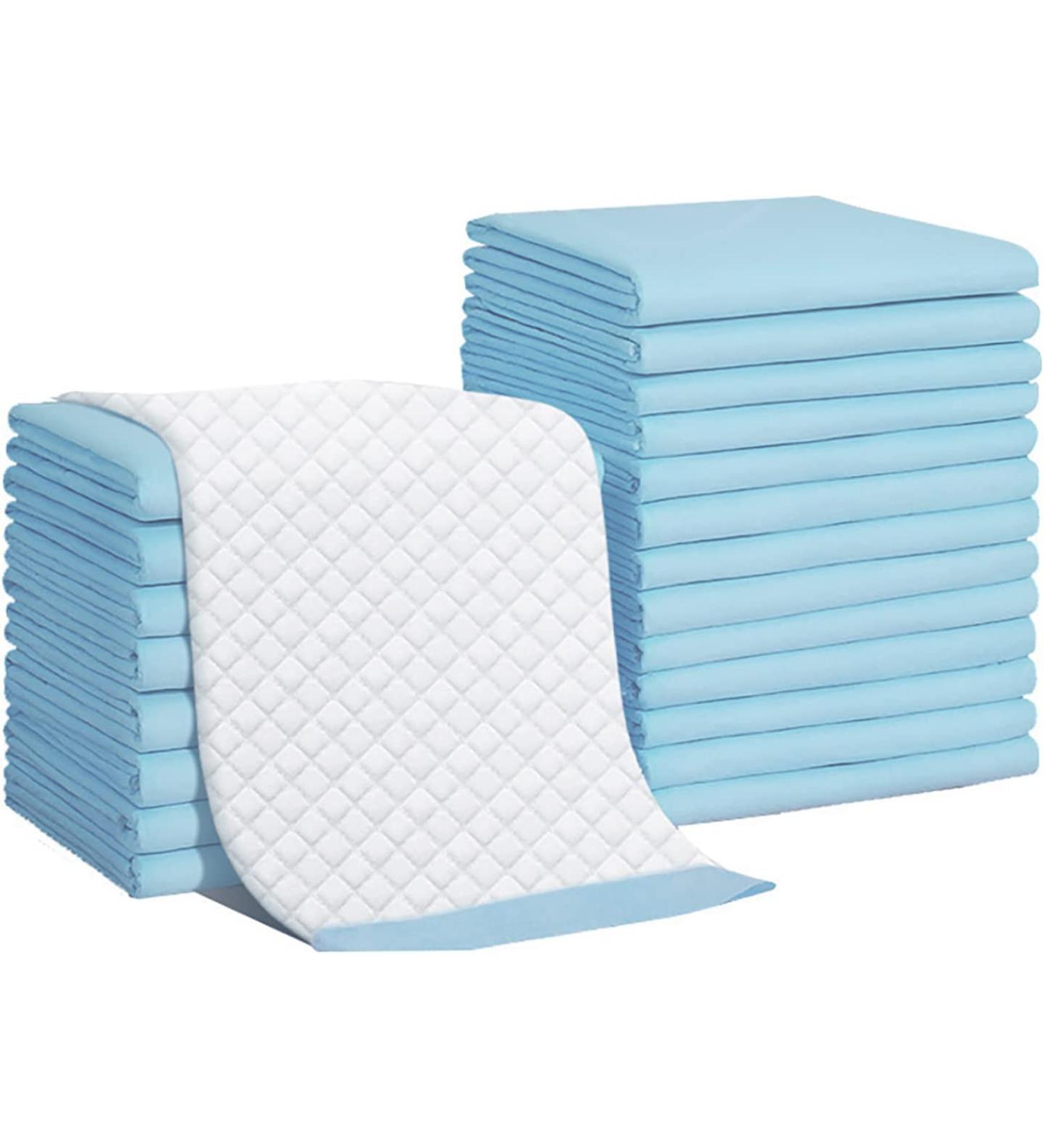 40 Count Dog Pee Pads Extra Large 23.6"x35.4" X-Large Training Puppy Pee Pads Super Absorbent & Leak-Proof XL Disposable Pet Piddle Pad and Potty Pads for Dogs Puppies Doggie -60x90cm - Buy Online on SooperMarket.com