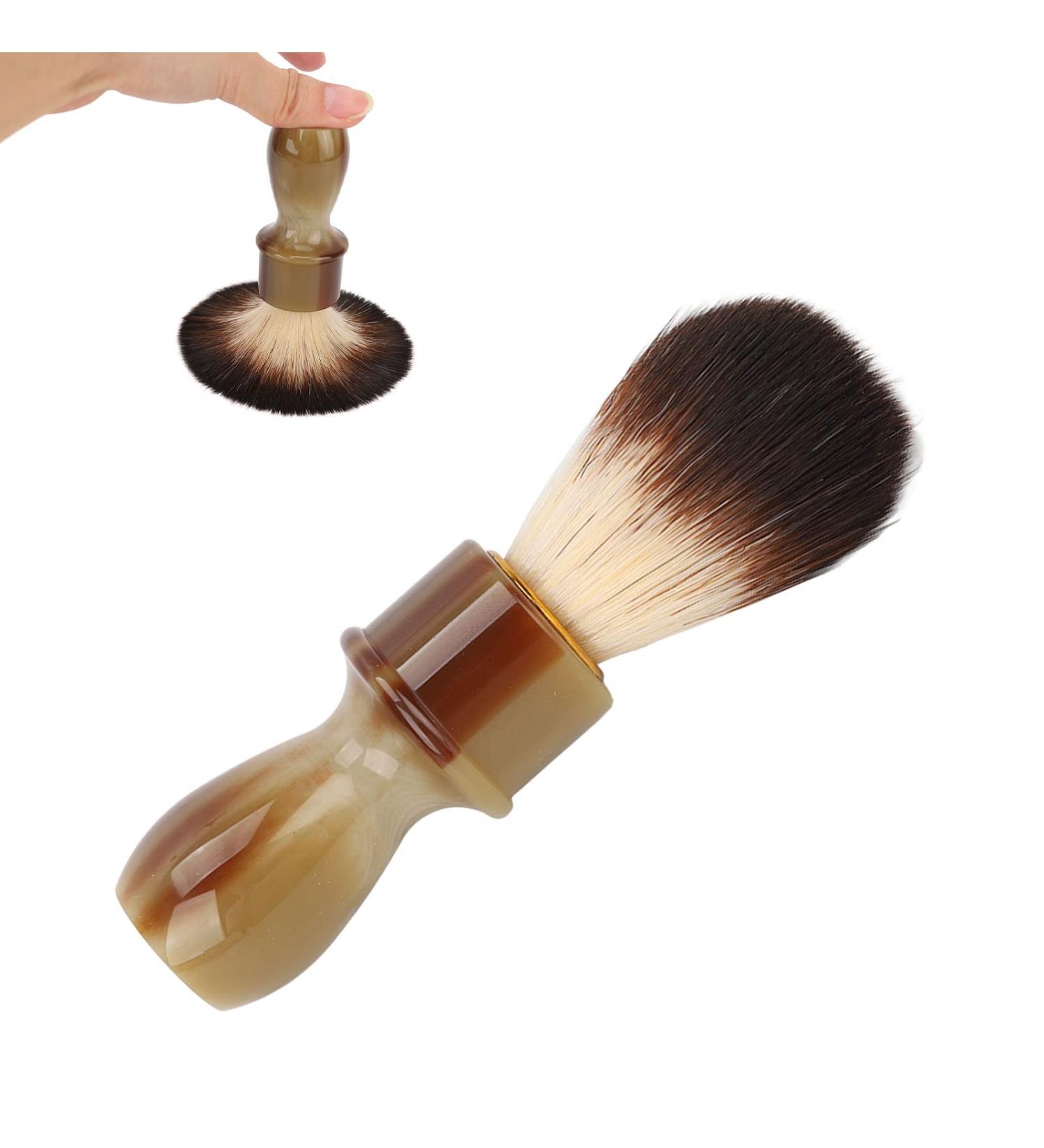 Men's Shaving Brushes - Premium Barber Foam & Grip Cleaning Brush for Home & Travel | Perfect Salon Gift - Buy Online on SooperMarket.com
