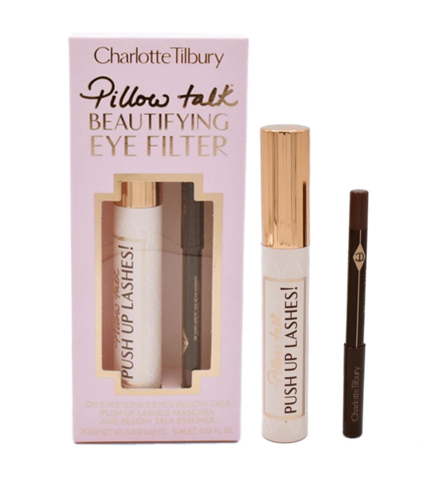 Charlotte Tilbury Pillow Talk Mascara & Eyeliner Set - Volumizing & Lengthening Eye Makeup Combo - Buy Online on SooperMarket.com