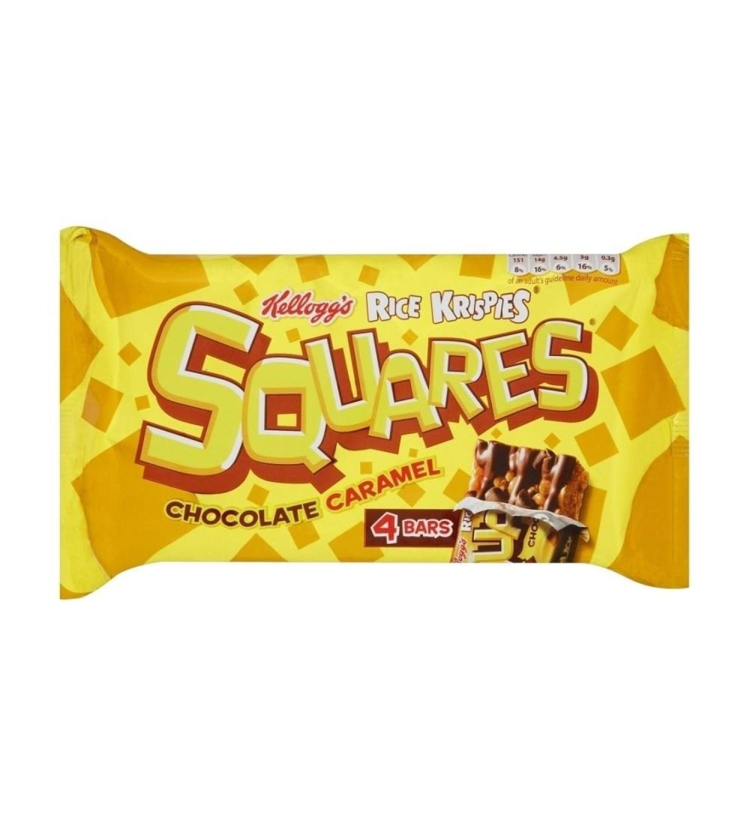 Kellogg's Rice Krispies Squares Chocolate Caramel (4x36g)
