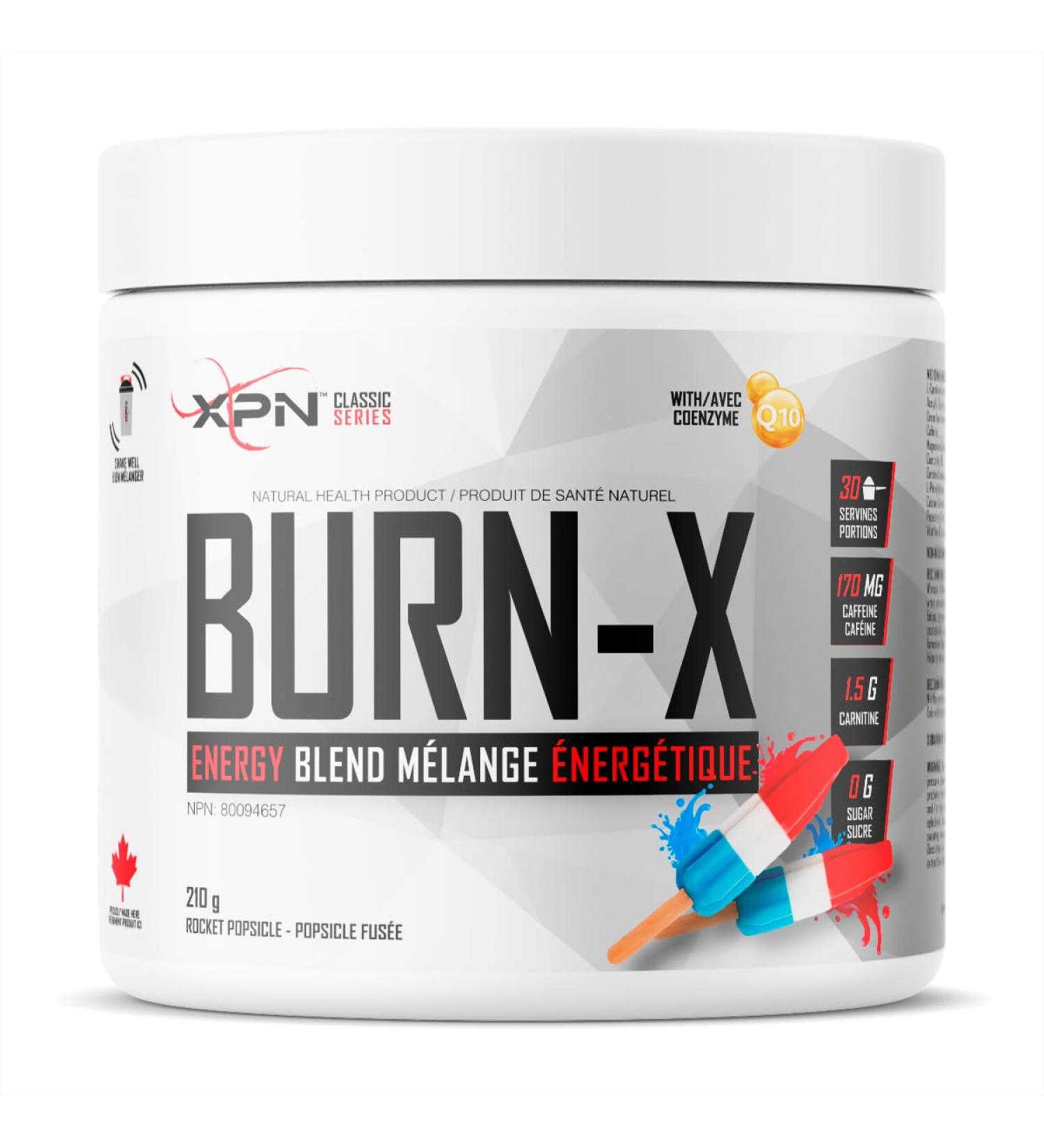 BURN-X | XPN | ENERGY POWDER FORMULA | 210G | 30 SERVINGS | (Rocket Popsicle)