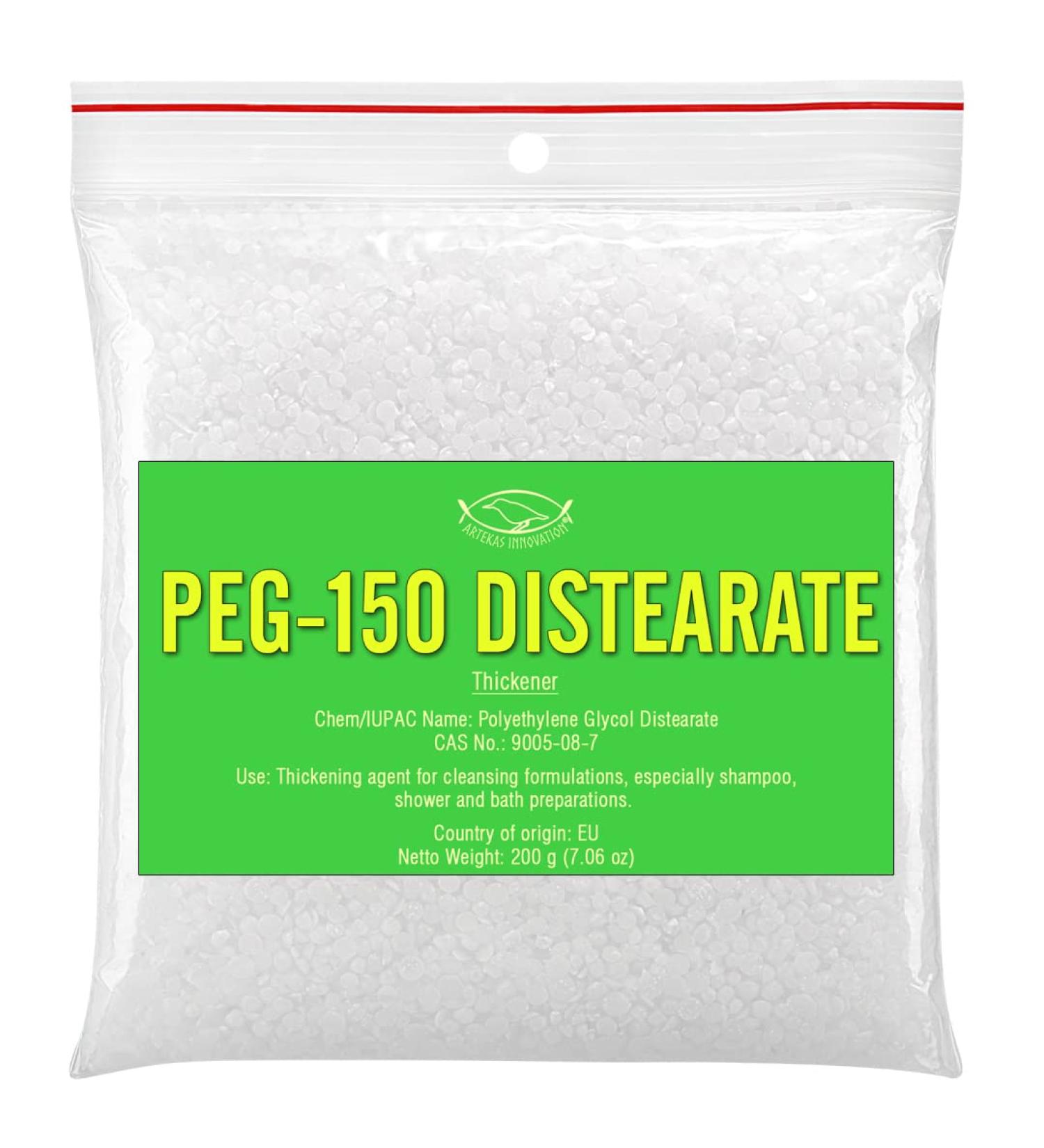 PEG-150 Distearate for Homemade Cosmetics - Thickening Agent for Shampoo & Bath Products - 7.06 oz - Buy Online on SooperMarket.com