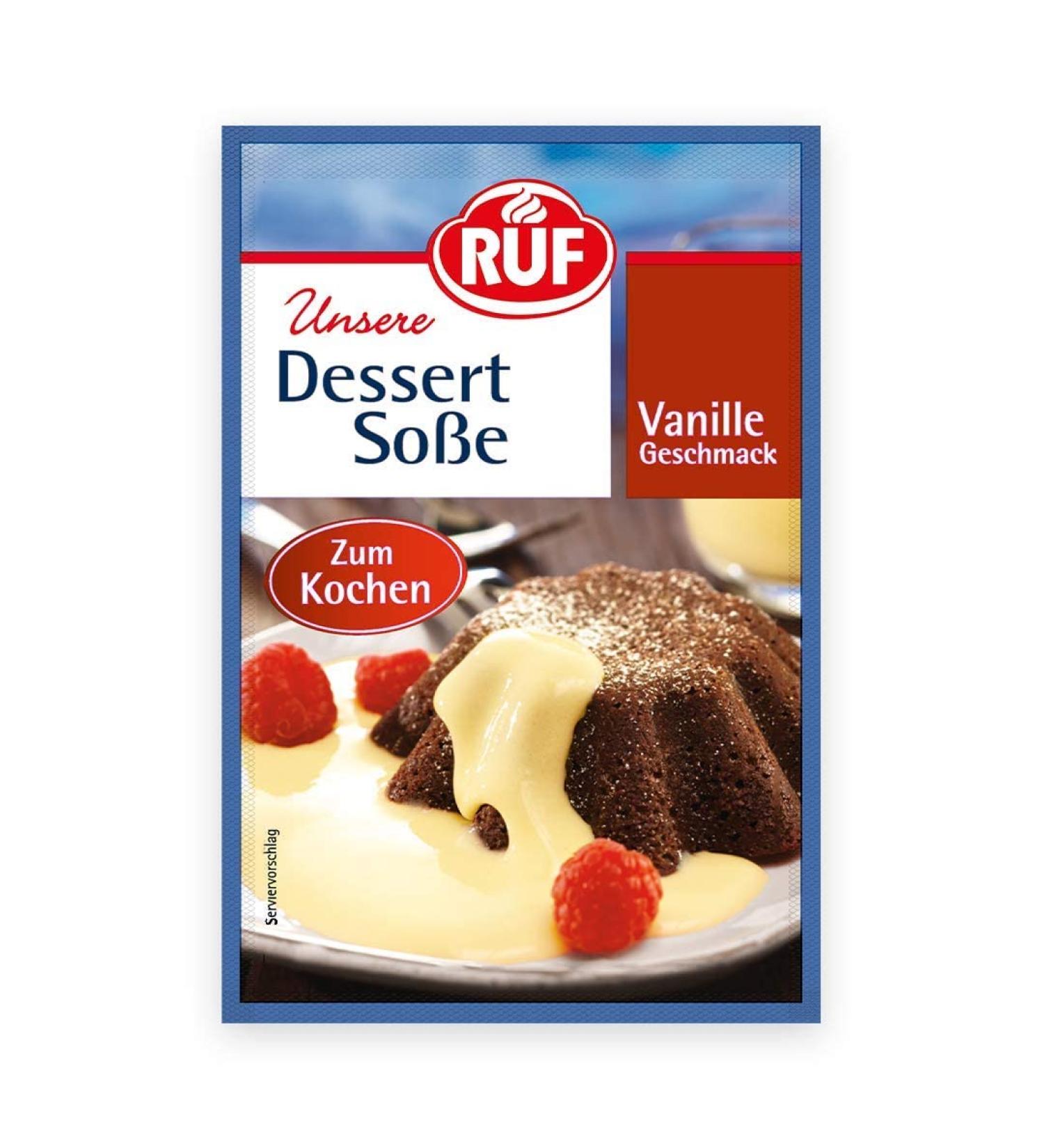 Buy Sugar-Free Vanilla Dessert Sauce Powder - 3 Pack for Cooking Cakes & Strudels | Flavorful Vanilla Taste - Buy Online on SooperMarket.com