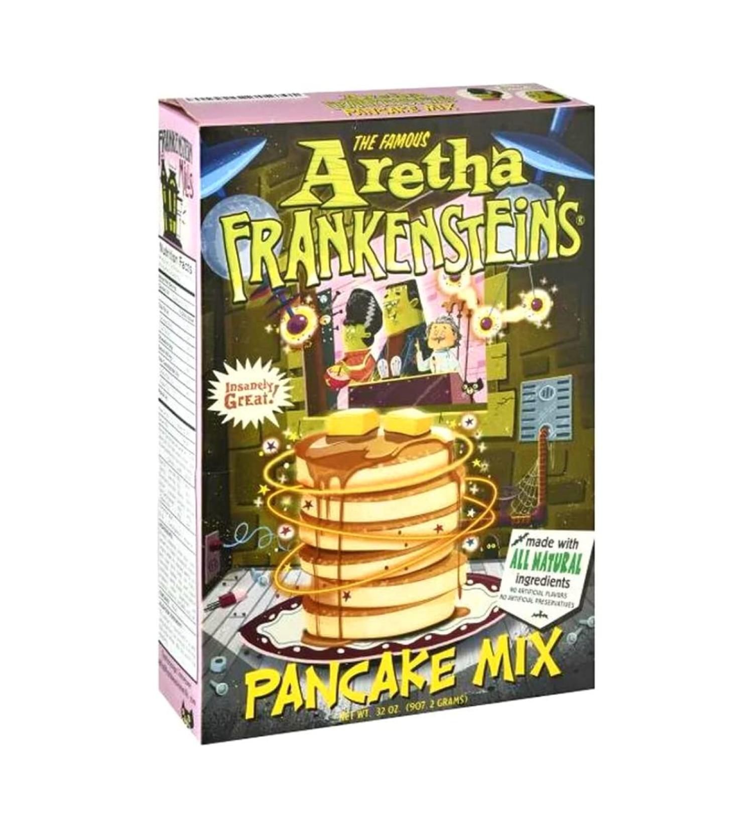 Aretha Frankenstein's Insanely Great Pancake Mix - 32 Oz Box - Original 2 lb Pancake Mix - Buy Online on SooperMarket.com