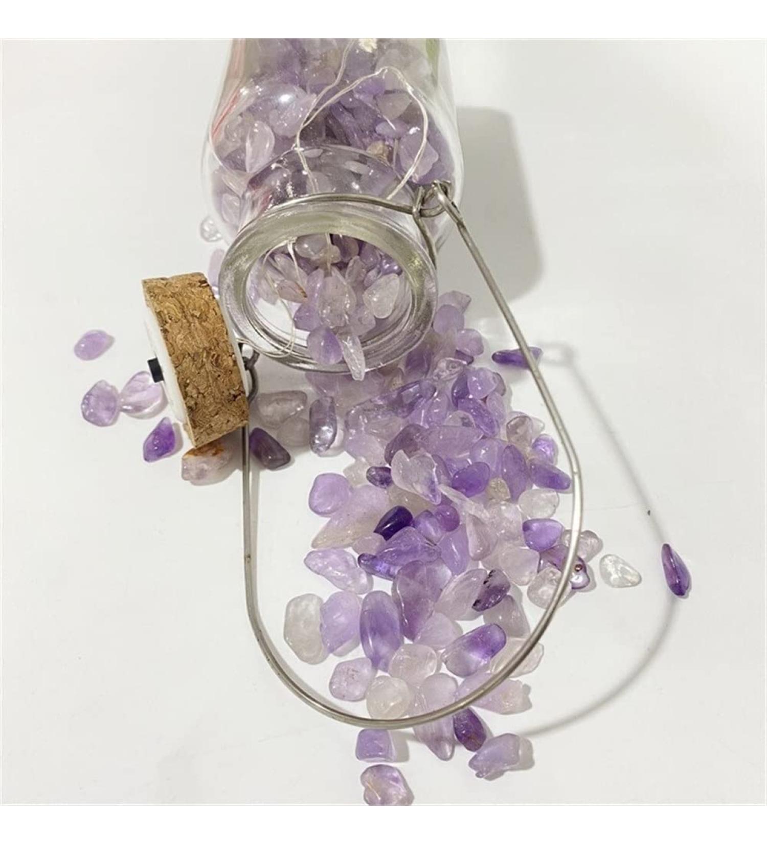 Meditation Gift Natural Gemstone Amethyst Colored Lighting Art Collection - Buy Online on SooperMarket.com