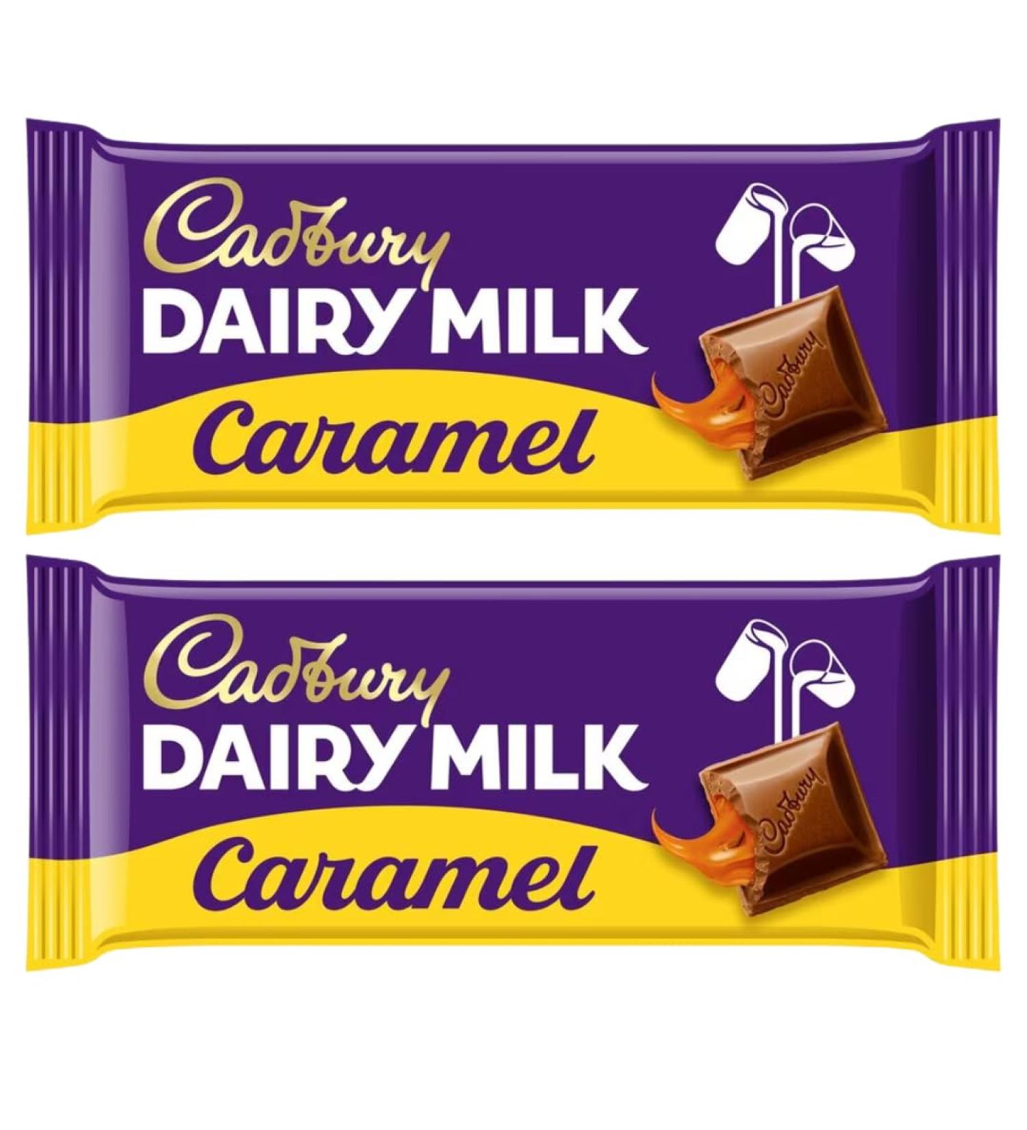 Milk Caramel Chocolate Bundle With Dairy Milk Caramel Chocolate Bar 120g (2 Pack)