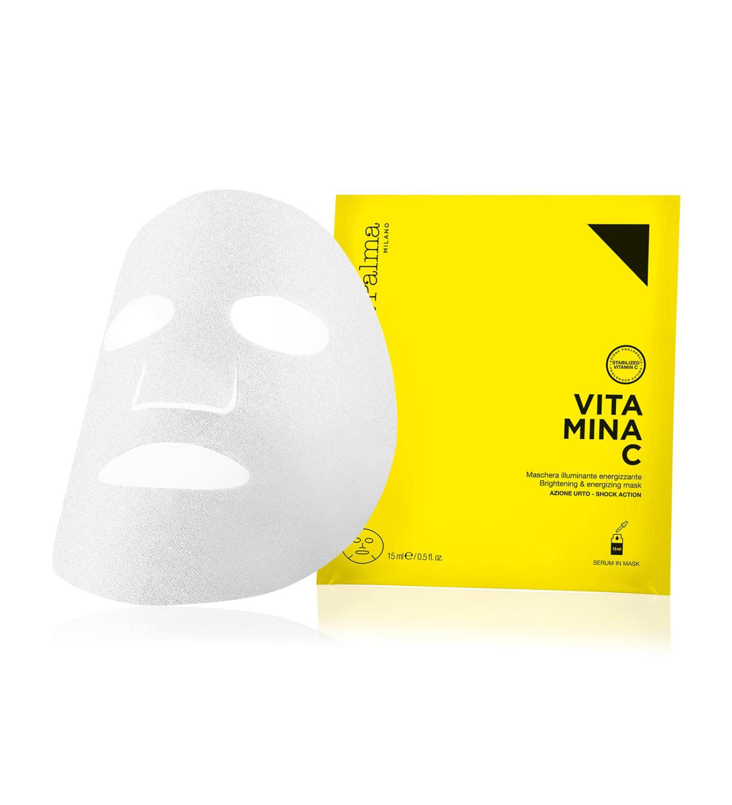 Diego dalla Palma Vitamin C Face Mask - Restores Skin Radiance, Protects from UV & Pollution, Reduces Wrinkles, Evens Complexion - 0.5 Oz - Buy Online on SooperMarket.com