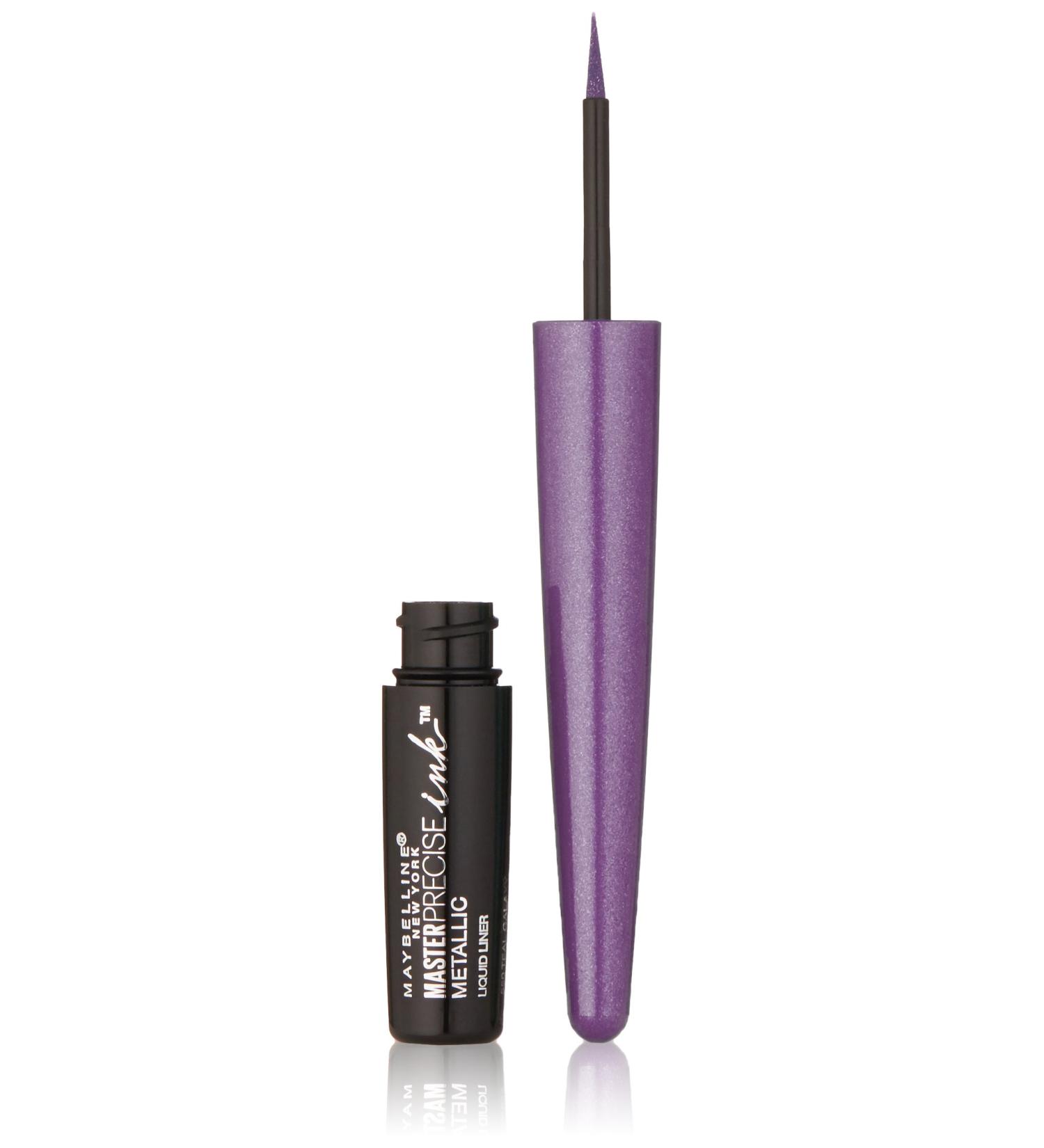 Maybelline New York Master Precise Ink Metallic Liquid Liner - Cosmic Purple 0.06 Fl Oz - Buy Online on SooperMarket.com