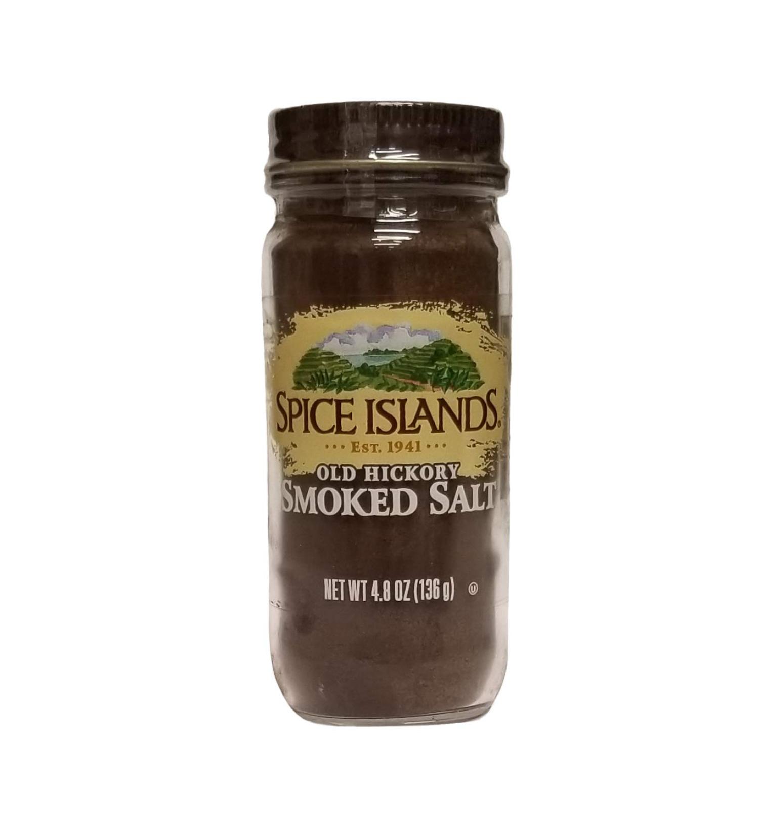Spice Islands Old Hickory Smoked Salt 4.8oz Jar - Authentic Smoky Flavor, Pack of 1 - Buy Online on SooperMarket.com