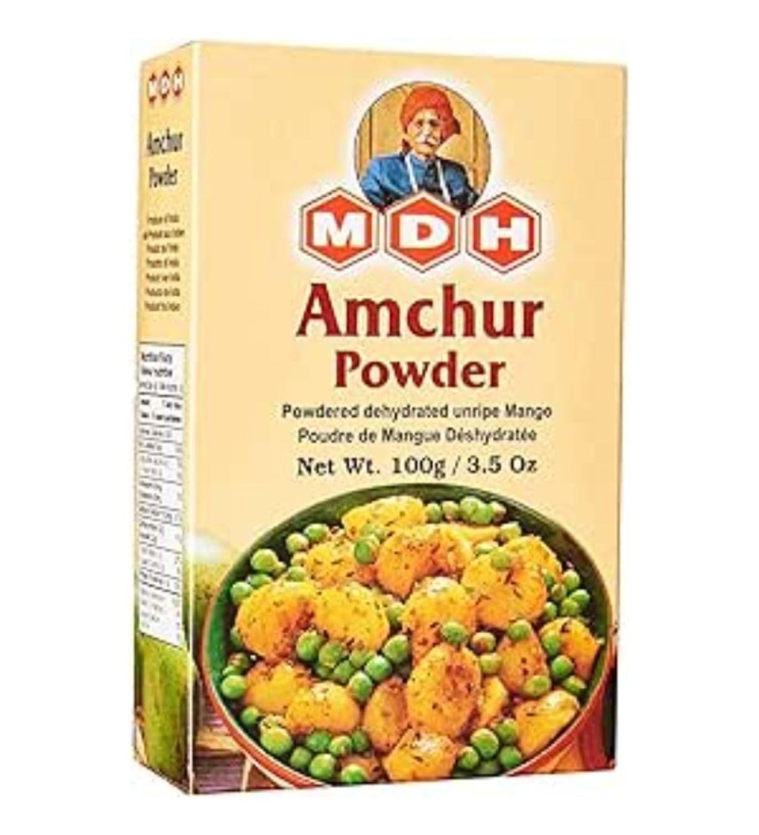 Mdh Amchur Powder Masala 3.5 Oz 100 G - Authentic Indian Mango Spice Blend - Buy Online on SooperMarket.com