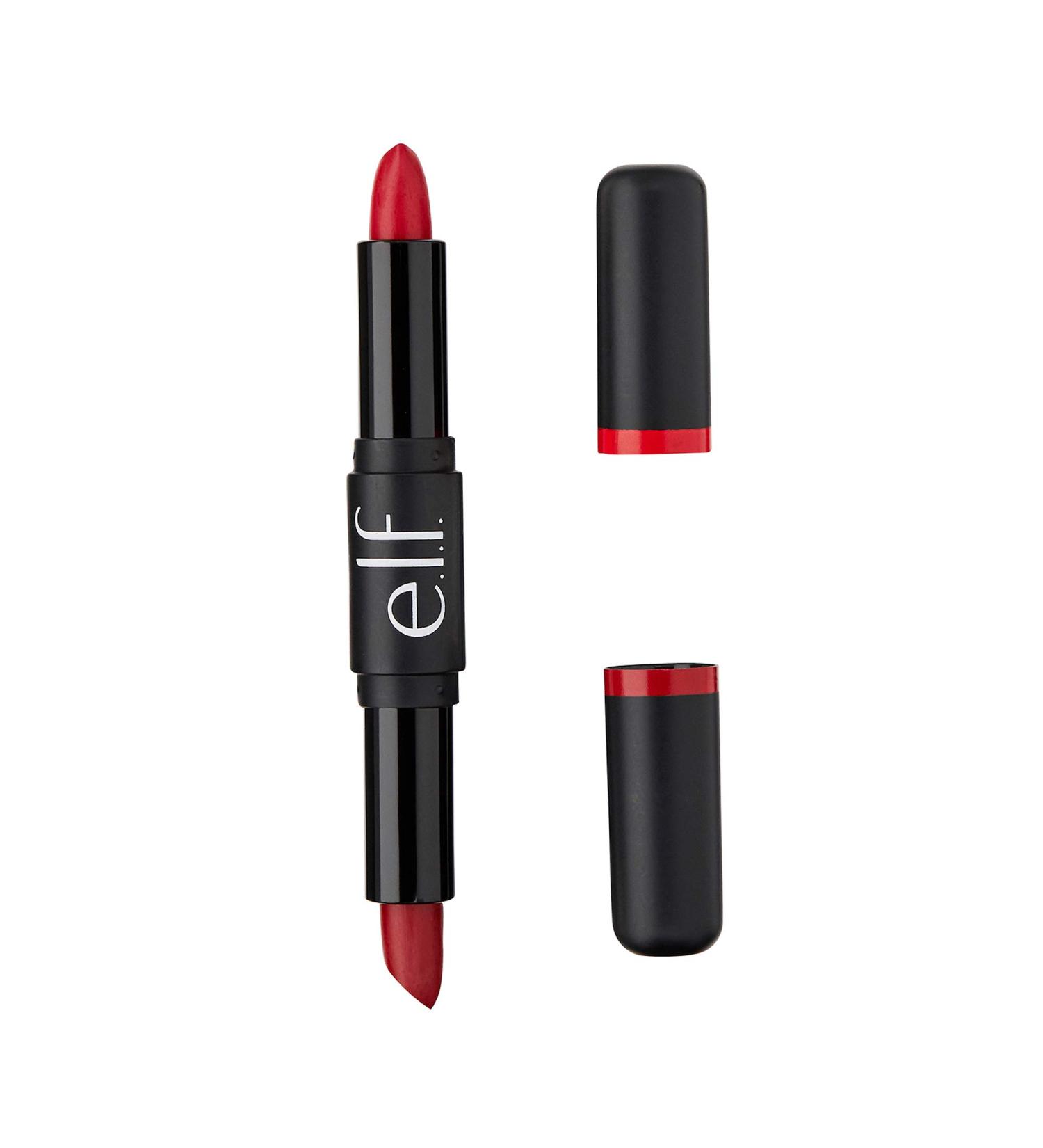 E.L.F. Day to Night Lipstick Duo - Red Hot Reds (0.05 oz) | Long-lasting & Bold Colors - Buy Online on SooperMarket.com