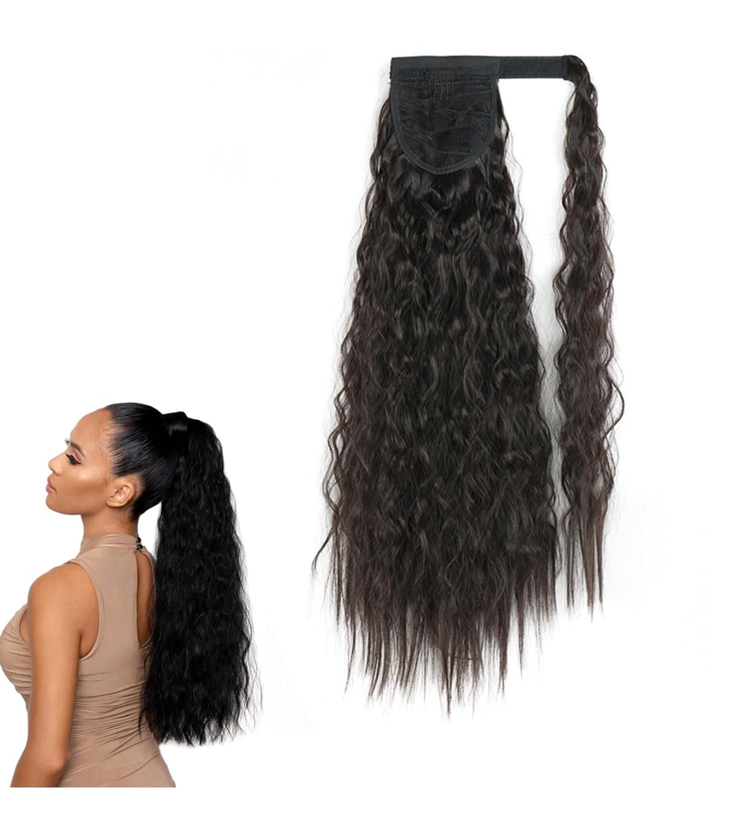 prinfantasy Highlights Ponytail Extension Ponytail Hair Extensions for Women Curly Wave Synthetic Clip in HairpieceLong Curly Wrap around Ponytail Extensions Synthetic Hairpiece GBMW051 GBMW051 22 inch - Buy Online on SooperMarket.com