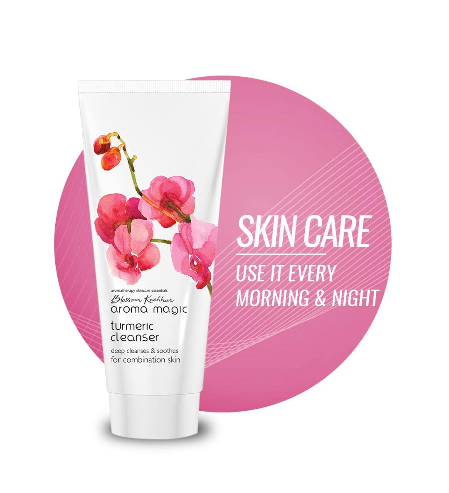 Aroma Magic Turmeric Cleanser for Combination Skin - 100g | Soothing & Gentle International Shipping - Buy Online on SooperMarket.com