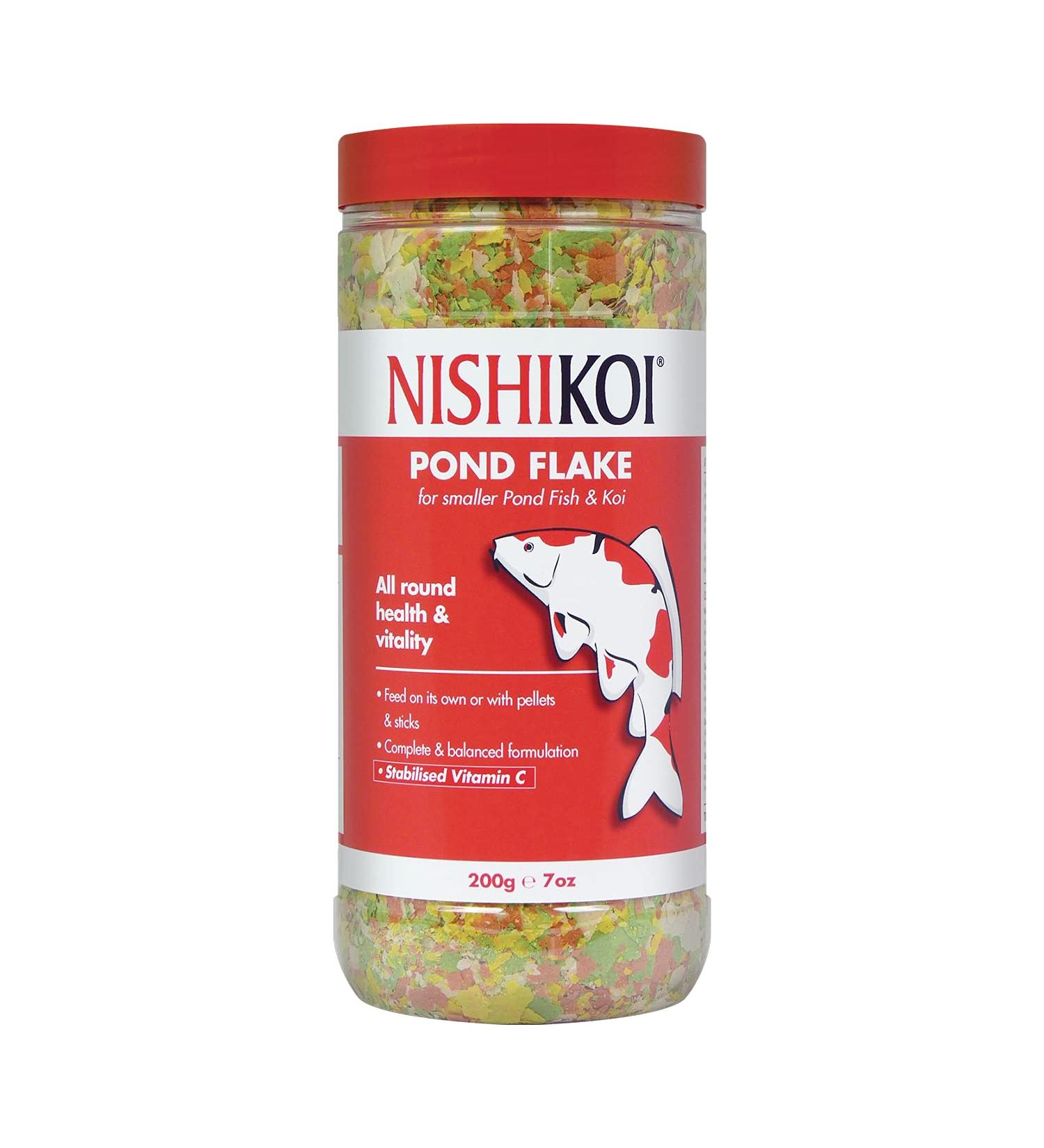Nishikoi Pond Flake 200g Pond 200 g (Pack of 1)