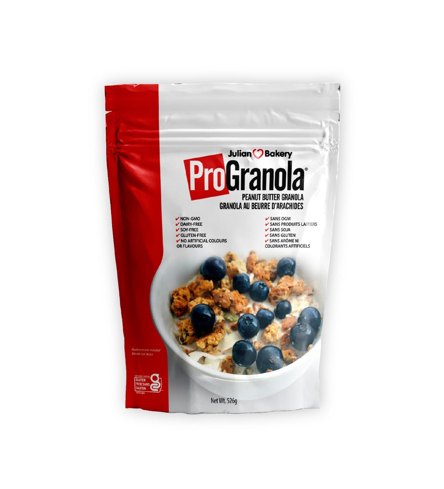 Julian Bakery ProGranola Cereal | Peanut Butter Cluster | 11g Protein | 3 Net Carbs | Gluten-Free | Grain-Free | 17 Servings - Buy Online on SooperMarket.com