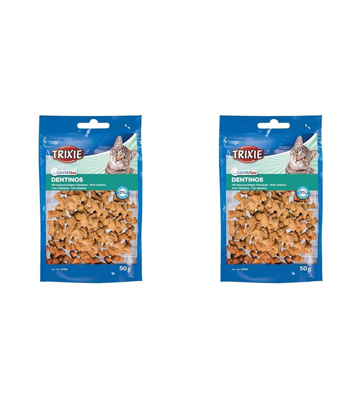 Buy Trixie 4266 Dentinos with Vitamins - 50g Pack of 2 | Best International Shipping - Buy Online on SooperMarket.com