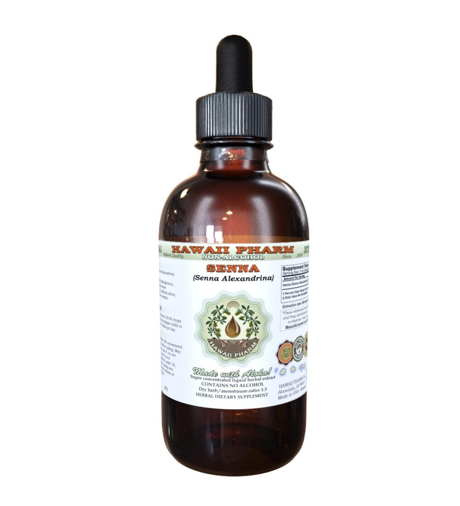 Senna Alexandrina Alcohol-Free Liquid Extract 2 oz - Herbal Supplement (Pack of 1) - Buy Online on SooperMarket.com