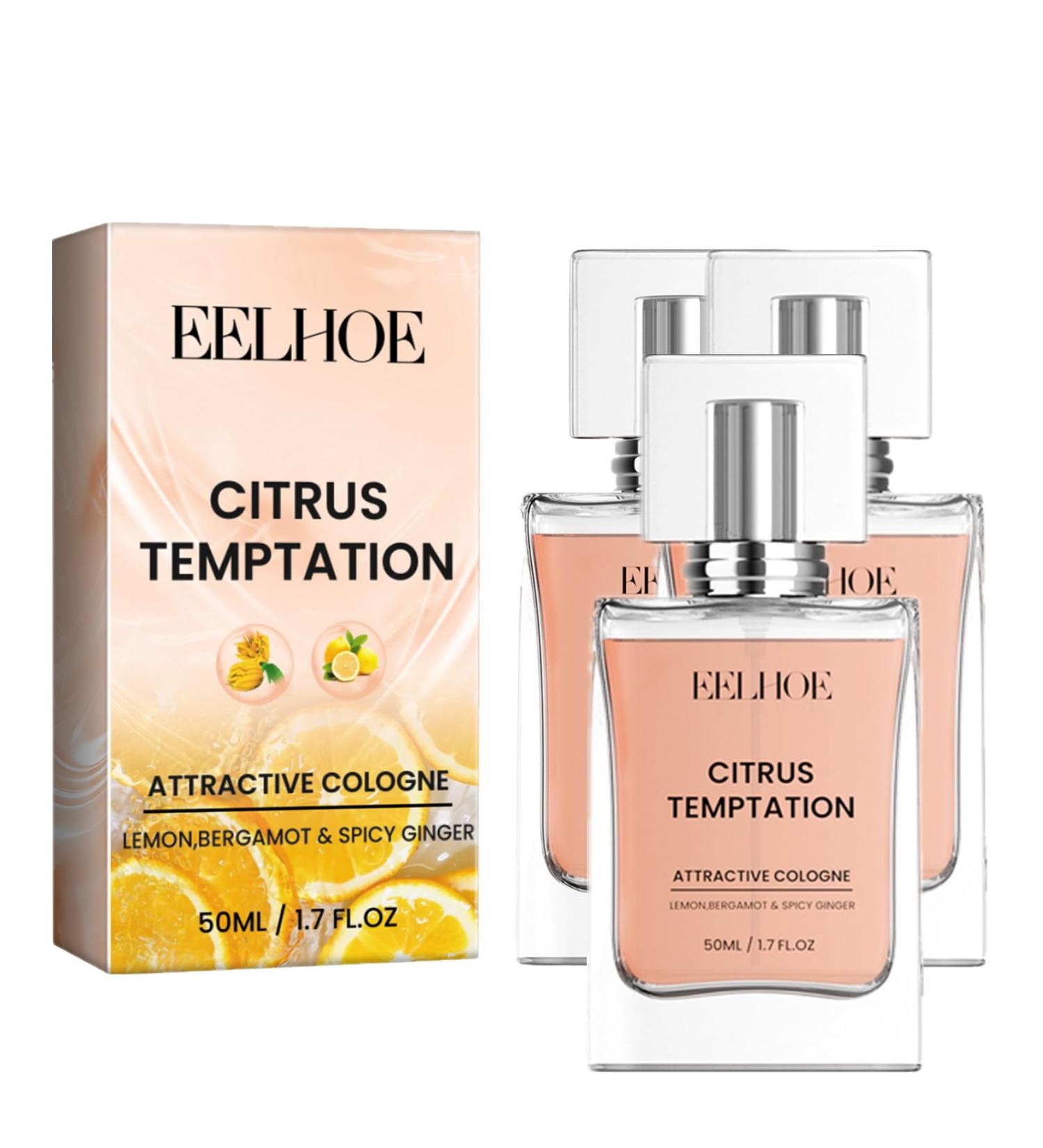 Pheromone Cologne for Men-Charm Cologne for Men - Hypnosis Cologne Fragrances for Men Cologne for Men to Attract Woman Eau de Toilette Enhanced Fragrances Perfume-50ML (CITRUS TEMPTATION-3 Pack) - Buy Online on SooperMarket.com