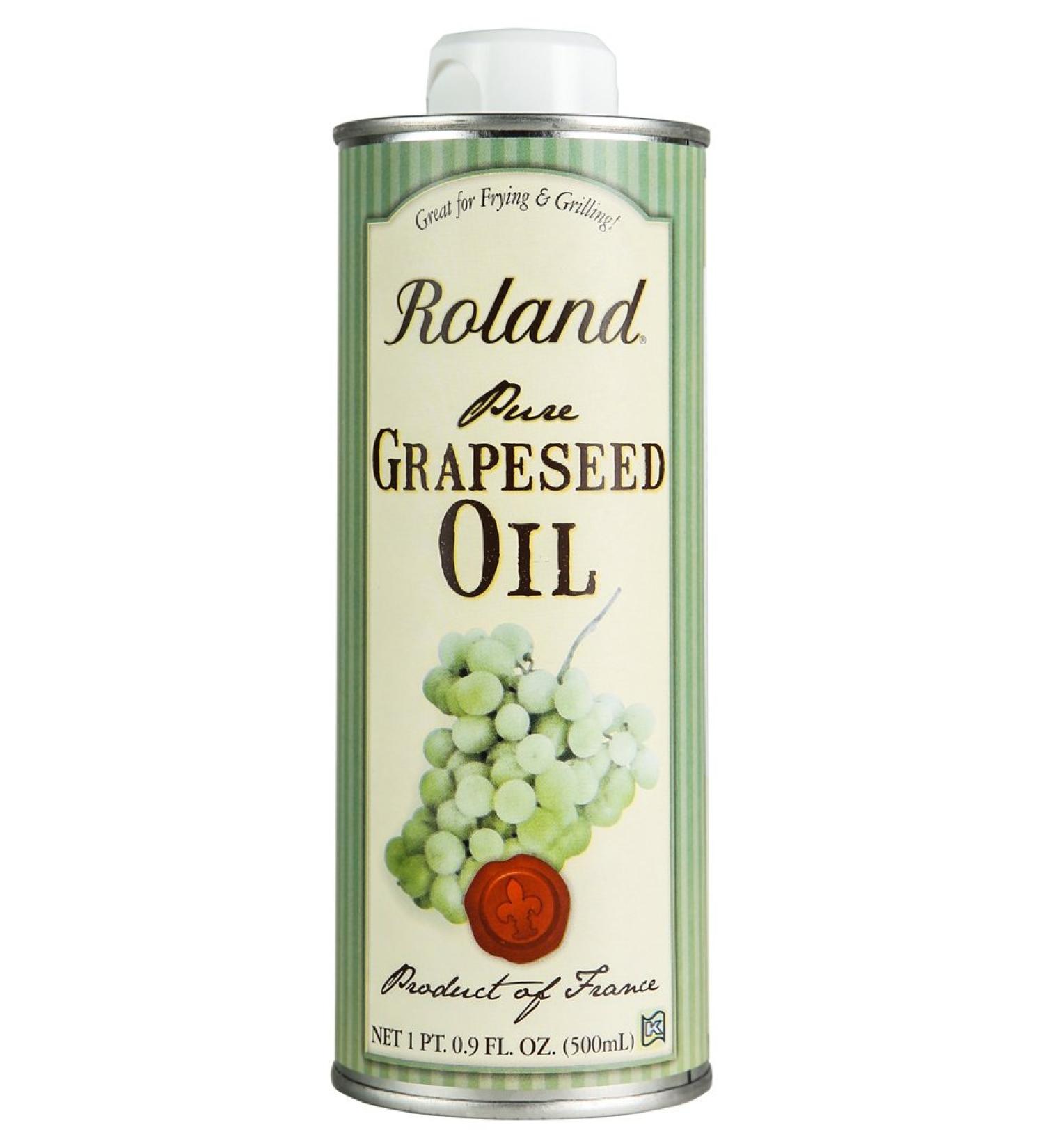 Premium Roland Grapeseed Oil from France - 16.9 oz Can - Buy Online on SooperMarket.com