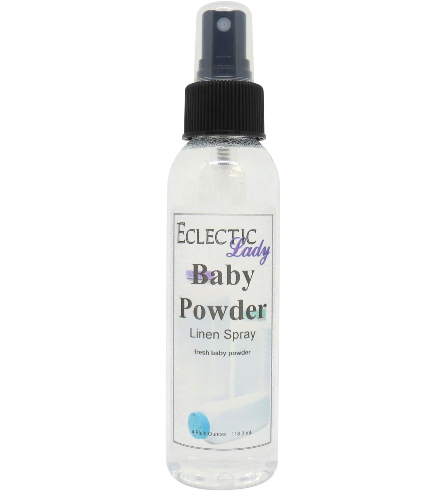 Baby Powder Linen Spray - Eclectic Lady | Double Strength No Artificial Ingredients | 4oz Fabric & Pillow Scent - Buy Online on SooperMarket.com