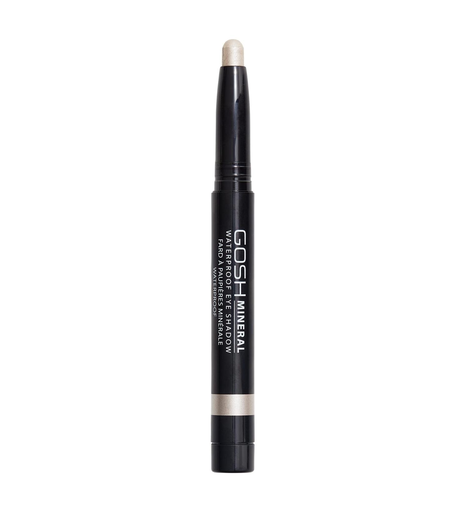 Gosh Mineral Waterproof Eye Shadow Pen - Creamy Long-Lasting Color in 001 Pearly White - Easy Application & Perfume-Free - Buy Online on SooperMarket.com