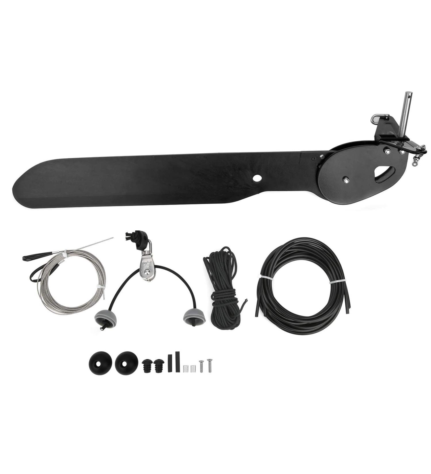 Dilwe Canoeing Rudder Set for Sea Kayaks & Fishing Boats - Tail Vane Rudder for Enhanced Control on Water - Buy Online on SooperMarket.com