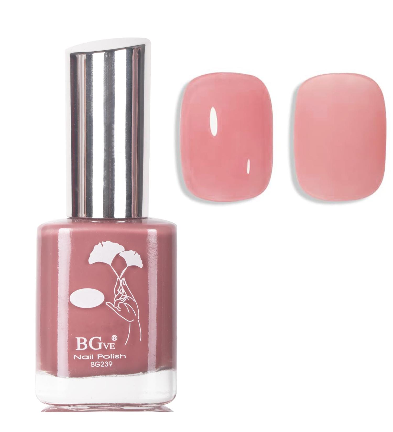 Nude Nail Polish - Jelly Nail Polish Varnish - Quick Drying & Long Lasting Breathable Nail Polish - No Need Baking Oil-Based Formula Pastel Nail Polish Women - Buy Online on SooperMarket.com
