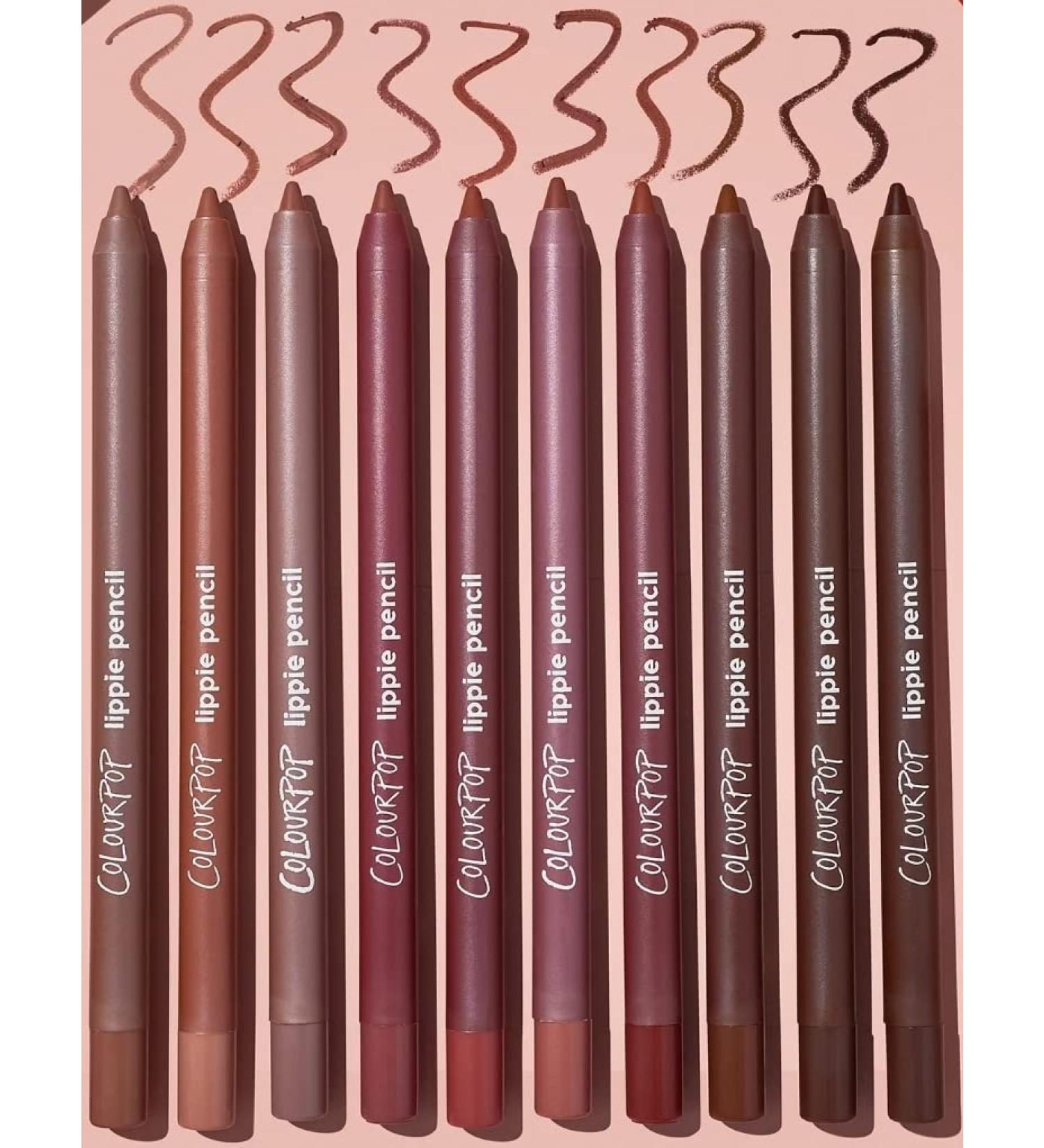 Colourpop Truth or Bare Lippie Pencil Vault - Set of 10 Iconic Nude Lip Liners New in Box