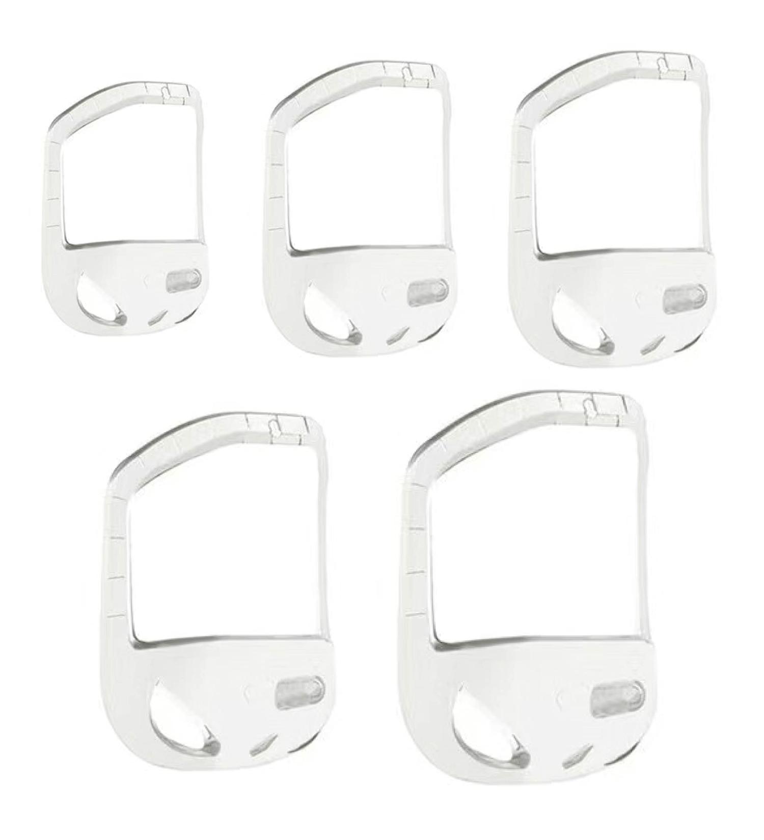 DADYOUPIN Goatee Styling Templates Set - 5 Sizes | Beard Trimming Stencils & Tools for Men's Trendy Goatee Styles - Buy Online on SooperMarket.com