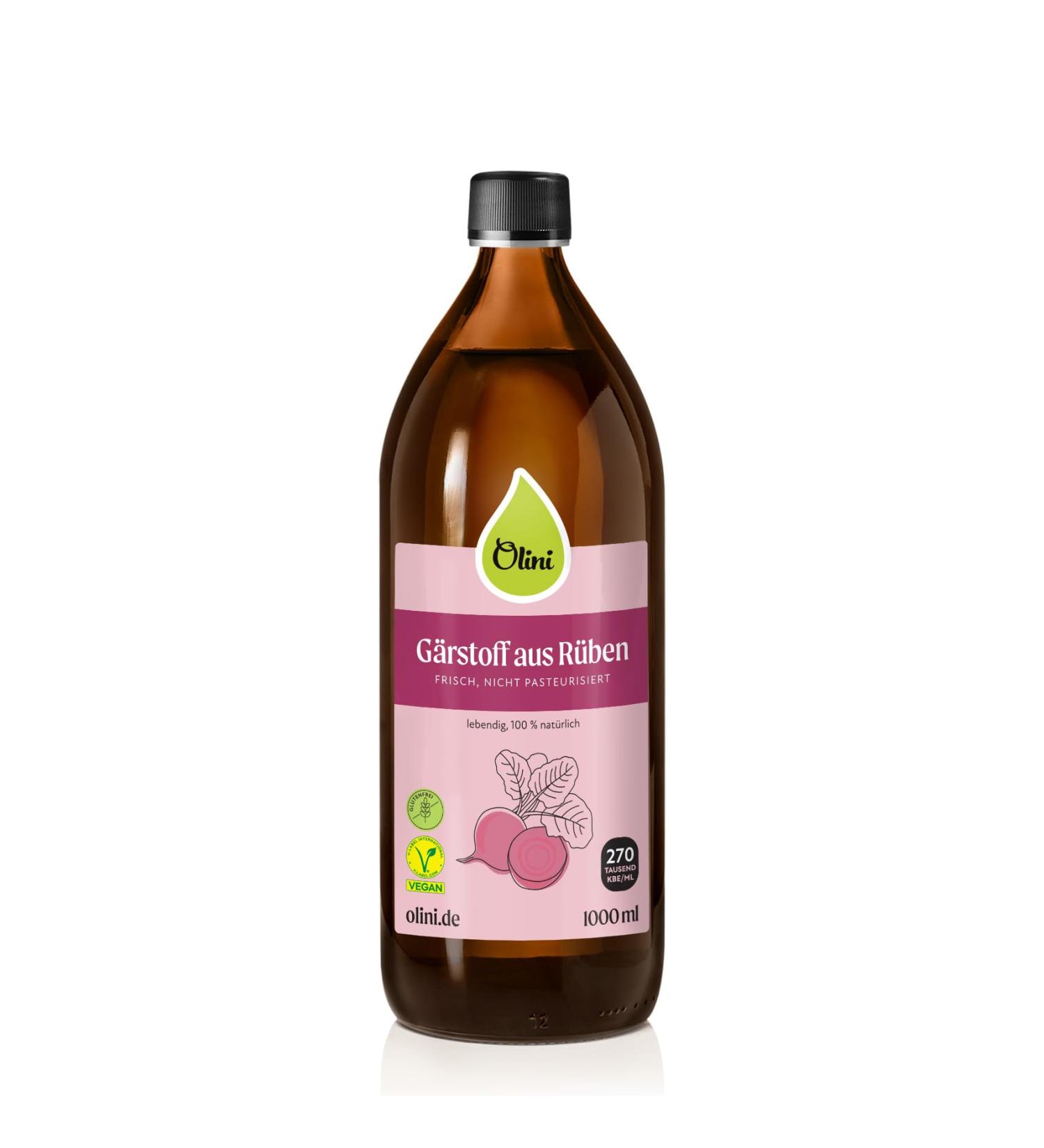 Olini Fermentation from Beets 1L - Fresh Preservative-Free Beetroot Juice with Spices - Natural Probiotic Drink - Not Pasteurized - Buy Online on SooperMarket.com
