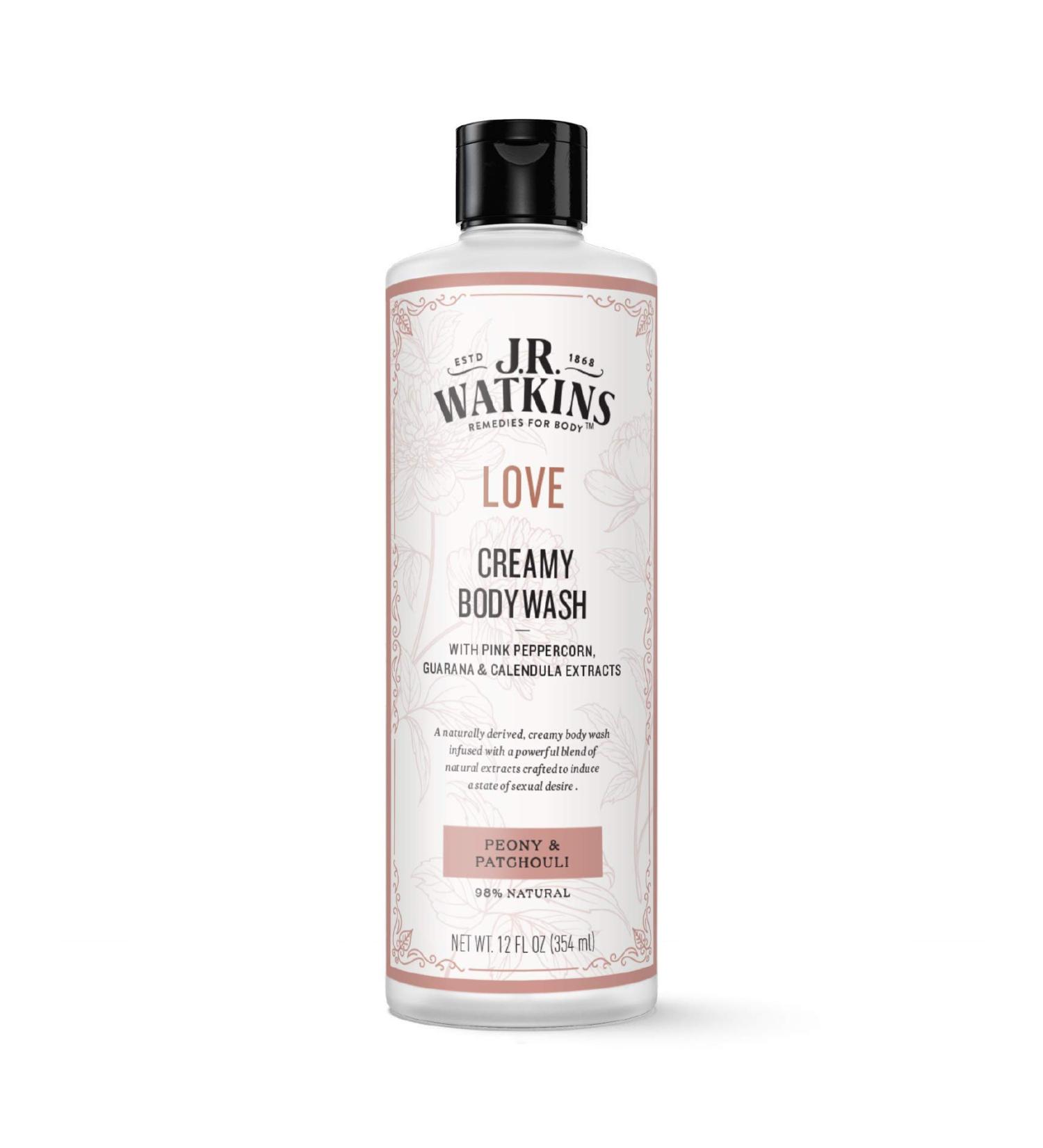 J.R. Watkins Peony & Patchouli Love Creamy Body Wash - 12 fl oz - Buy Online on SooperMarket.com