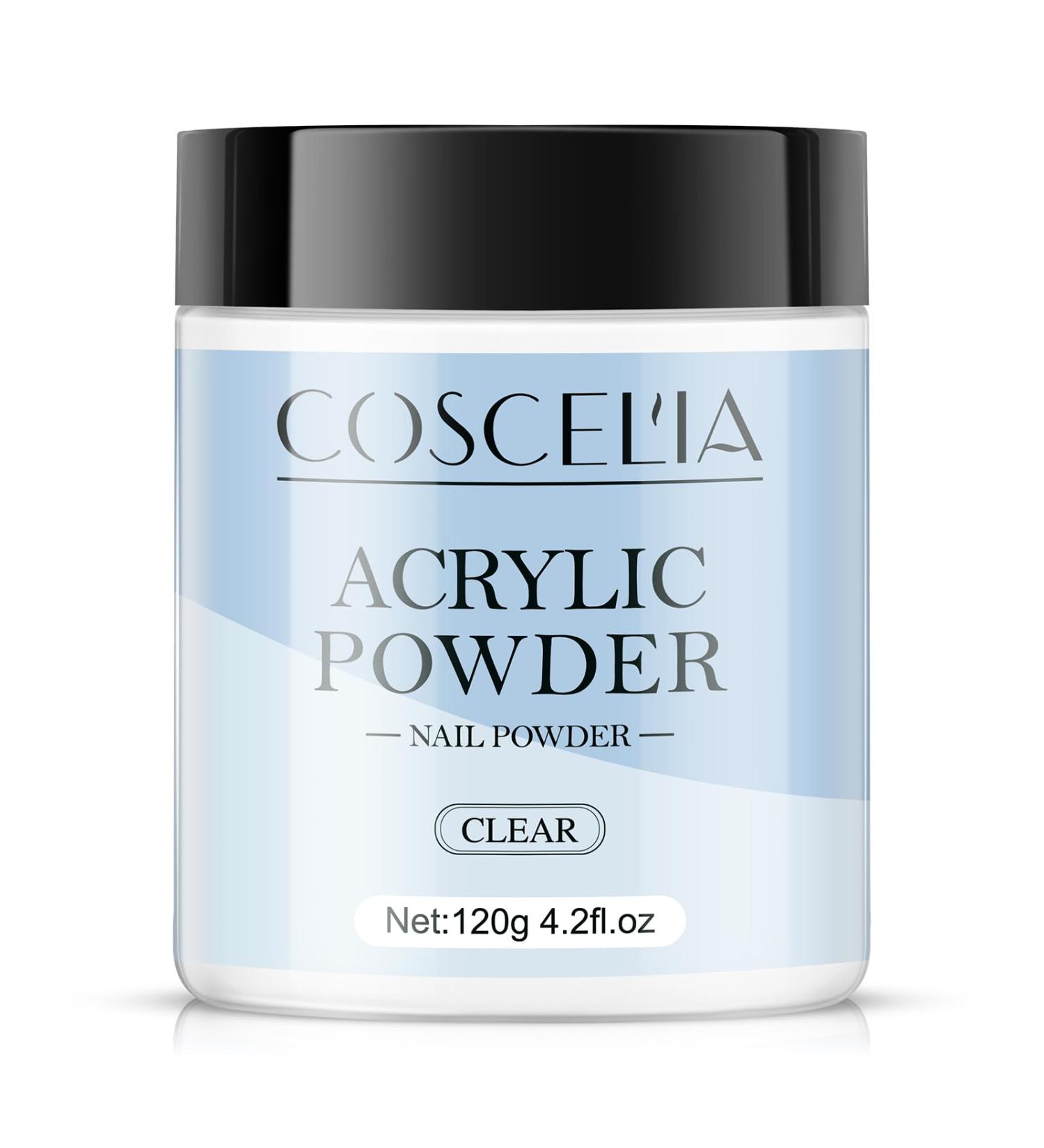 COSCELIA 120g Powder for 3D Nail Extensions No Lamp Required | Best Transparent Nail Art Solution - Buy Online on SooperMarket.com