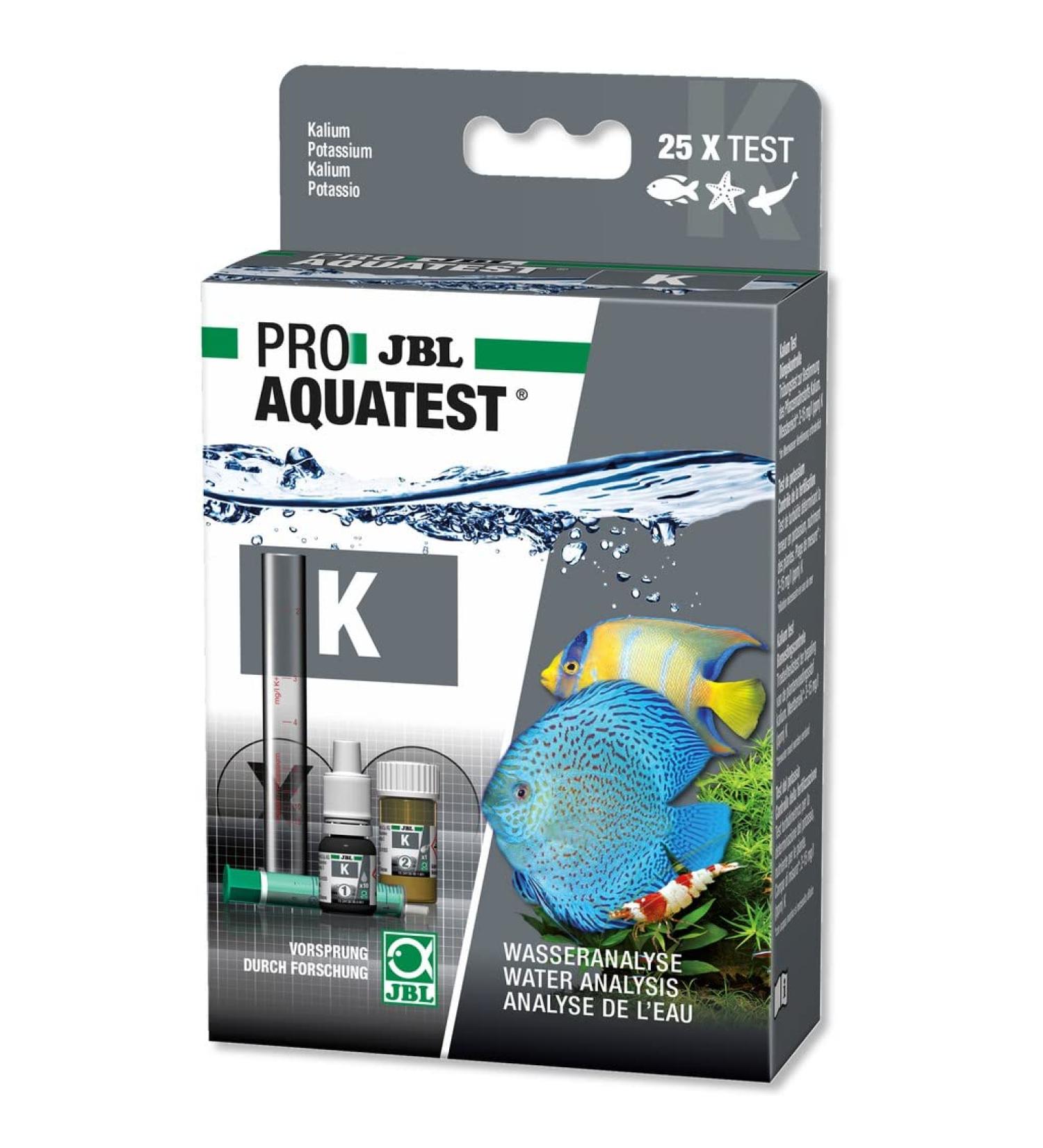 JBL ProAquaTest K Potassium Test Set Accurate Potassium (K) Water Testing for Aquariums | International Shipping Available - Buy Online on SooperMarket.com
