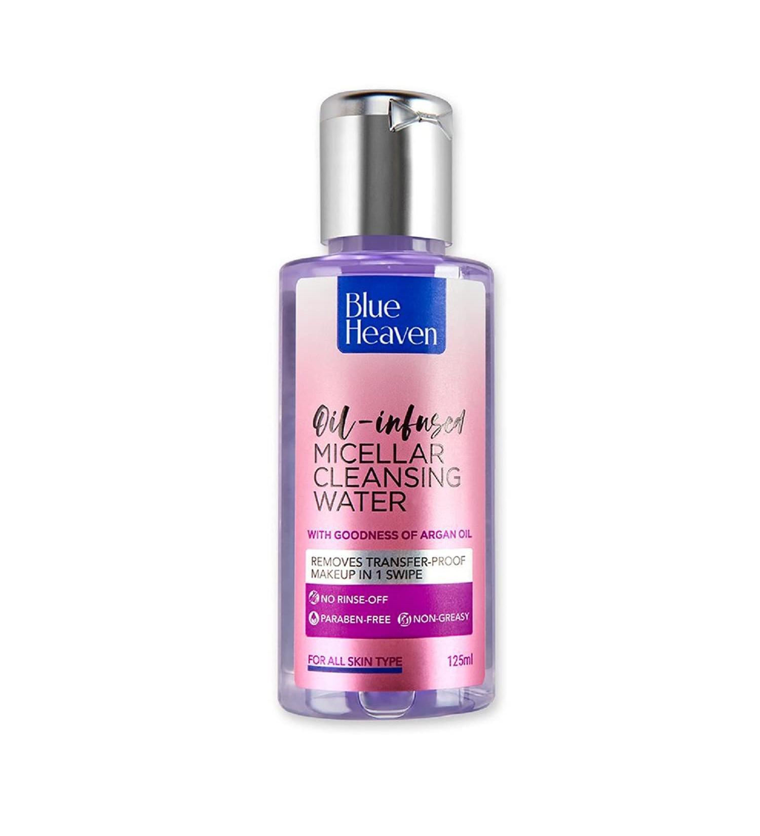 Blue Heaven Bi-Phase Makeup Remover & Micellar Cleansing Water 125ml | Gentle Skin Care for All | Fast International Shipping - Buy Online on SooperMarket.com