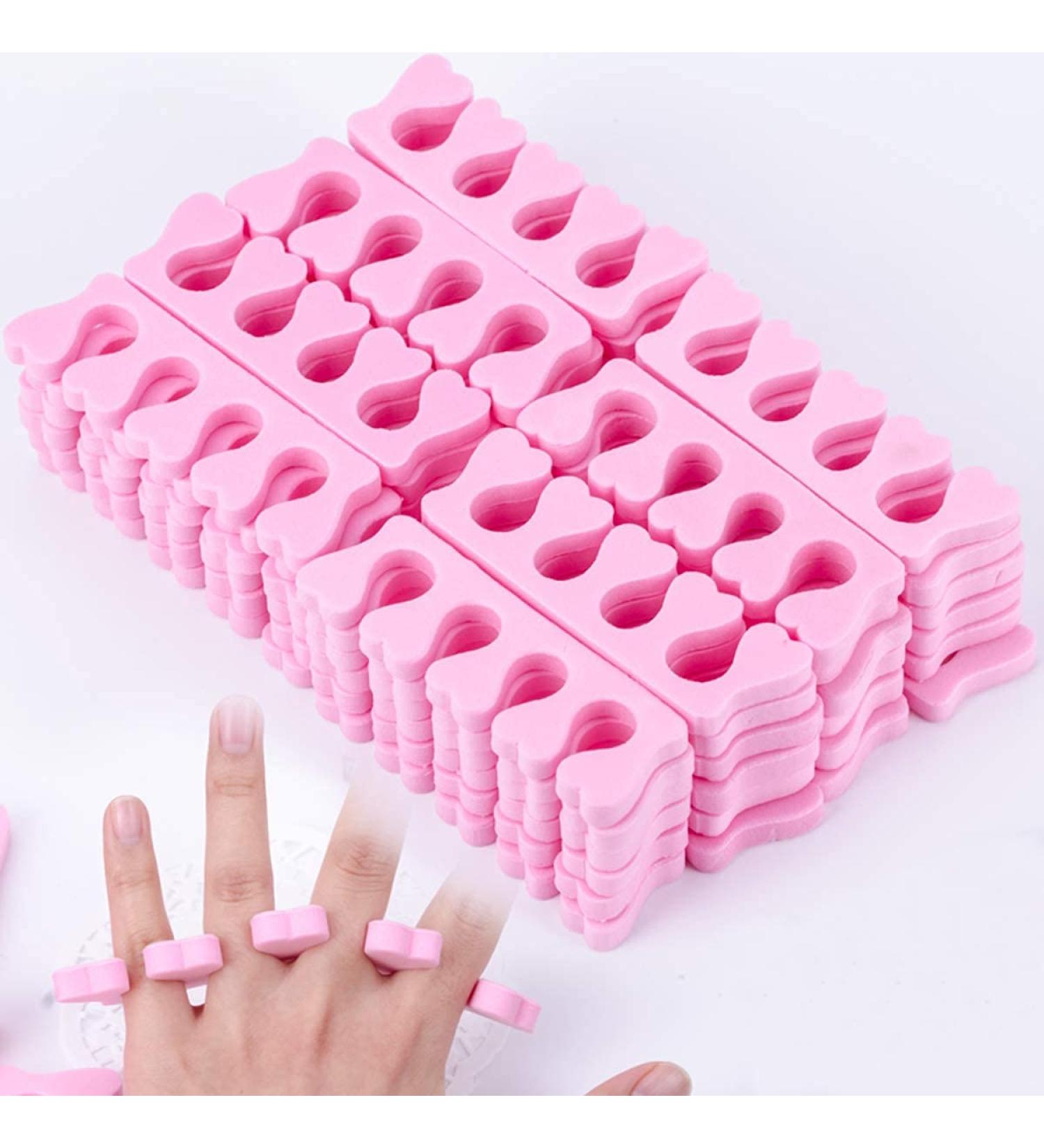 50Pcs Soft Foam Toe Separators for Manicure & Pedicure - Nail Art Painting Tools - Buy Online on SooperMarket.com
