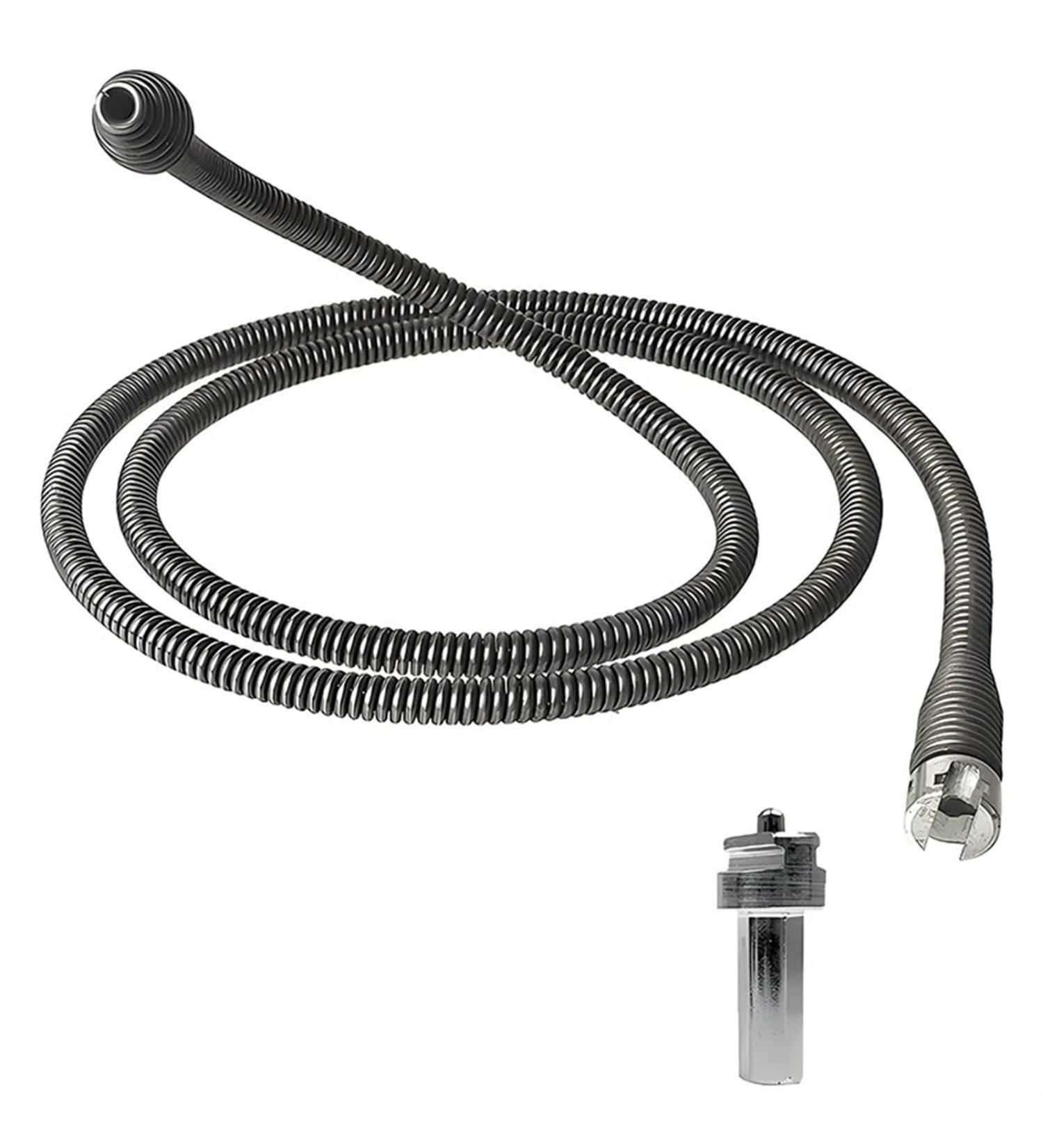 Spring Pipe Sewer Unblocker Tool | 3M Drain Cleaner for Sinks & Basins | Clogged Pipeline Dredging Tool with Connector - Buy Online on SooperMarket.com