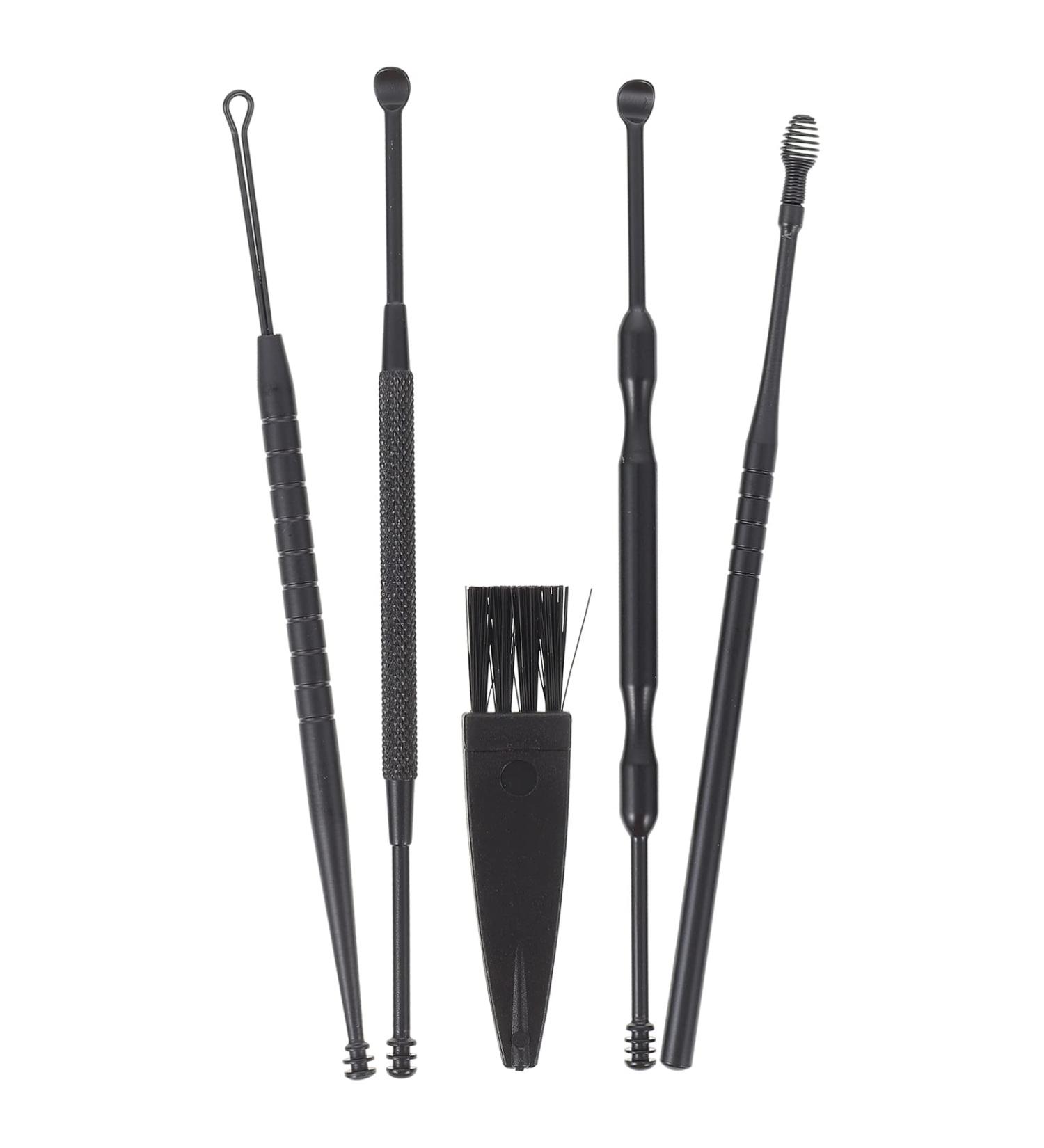 Spring Ear Pick Kit - Double-Headed Steel Removers for Wax Removal - Portable Spiral Massage Tool for Home Use - Buy Online on SooperMarket.com