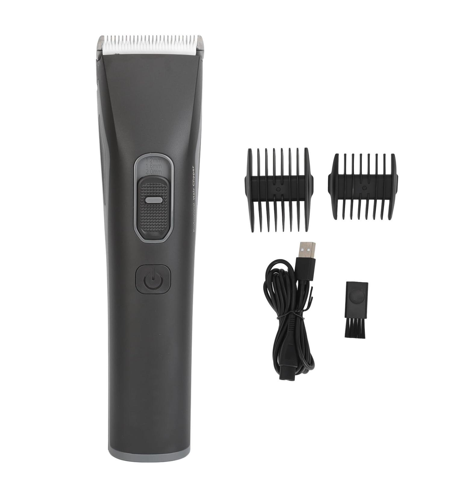 Dekaim Electric Hair Trimmer for Men Rechargeable 4 Modes 7000RPM Low Noise Cordless Hair Clipper with 2 Guide Combs (Black) - Buy Online on SooperMarket.com