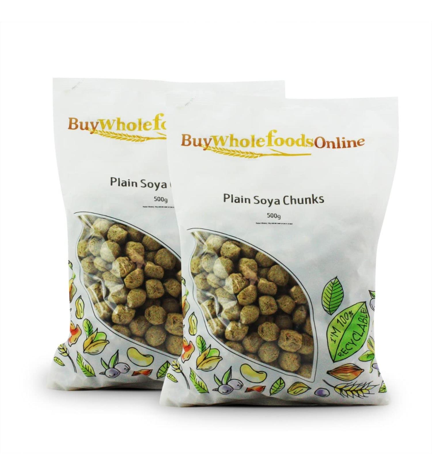 Plain Soya Chunks 1kg (BWFO)