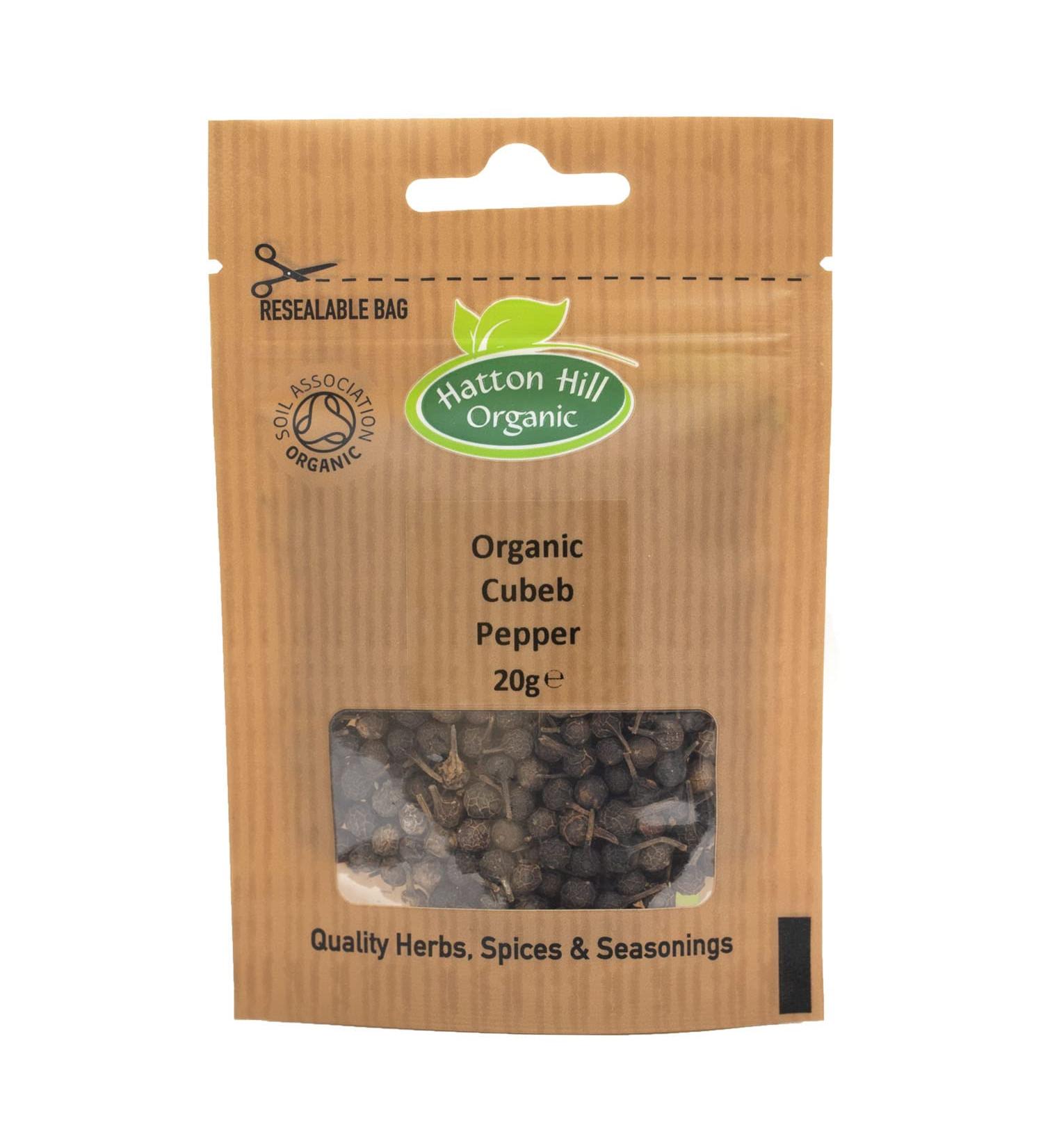 Organic Cubeb Pepper 20g - Hatton Hill Organic - Certified Organic - Buy Online on SooperMarket.com
