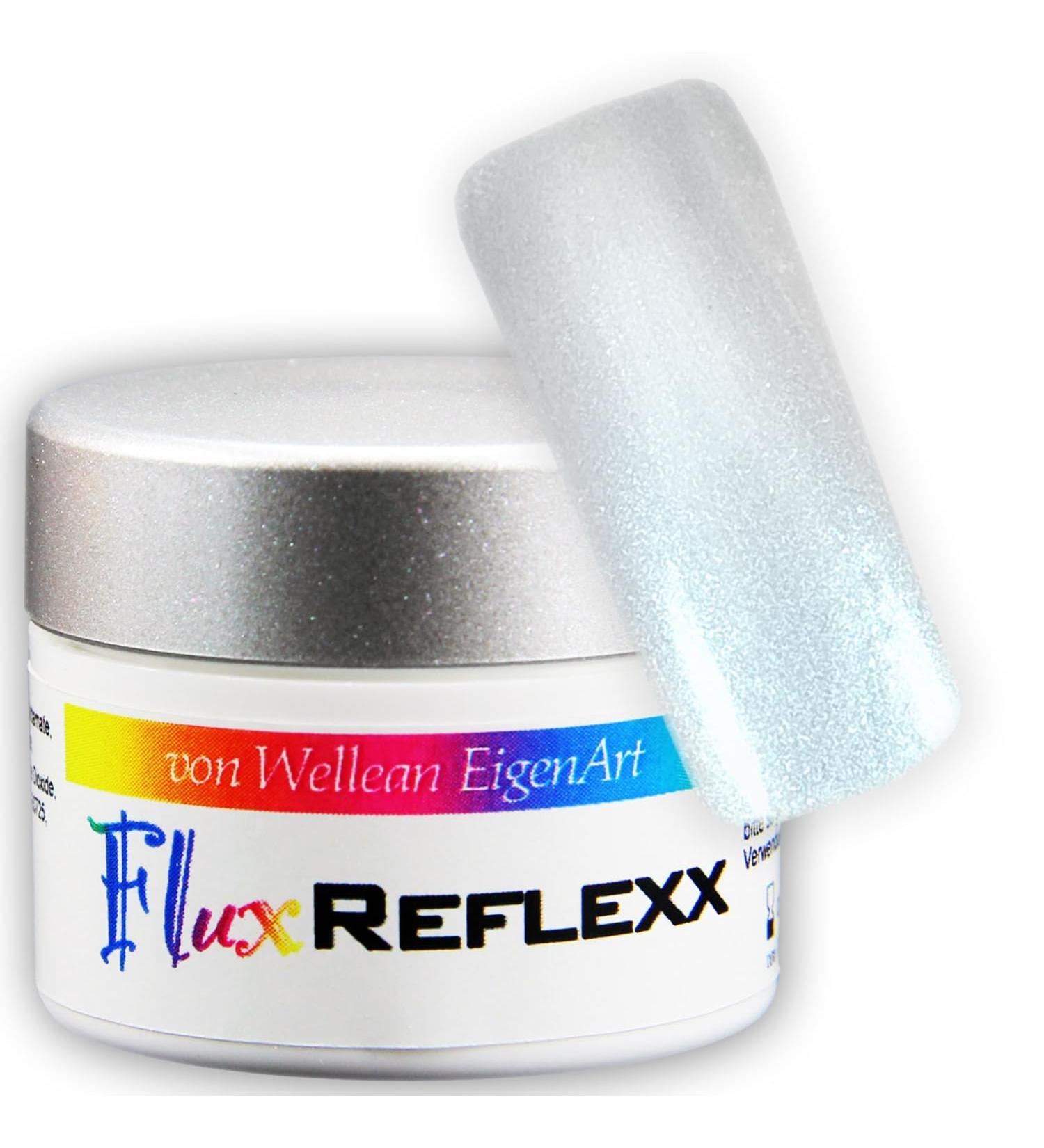 UV Gel Flux REFLEXX shimmer effect - pearl/blue